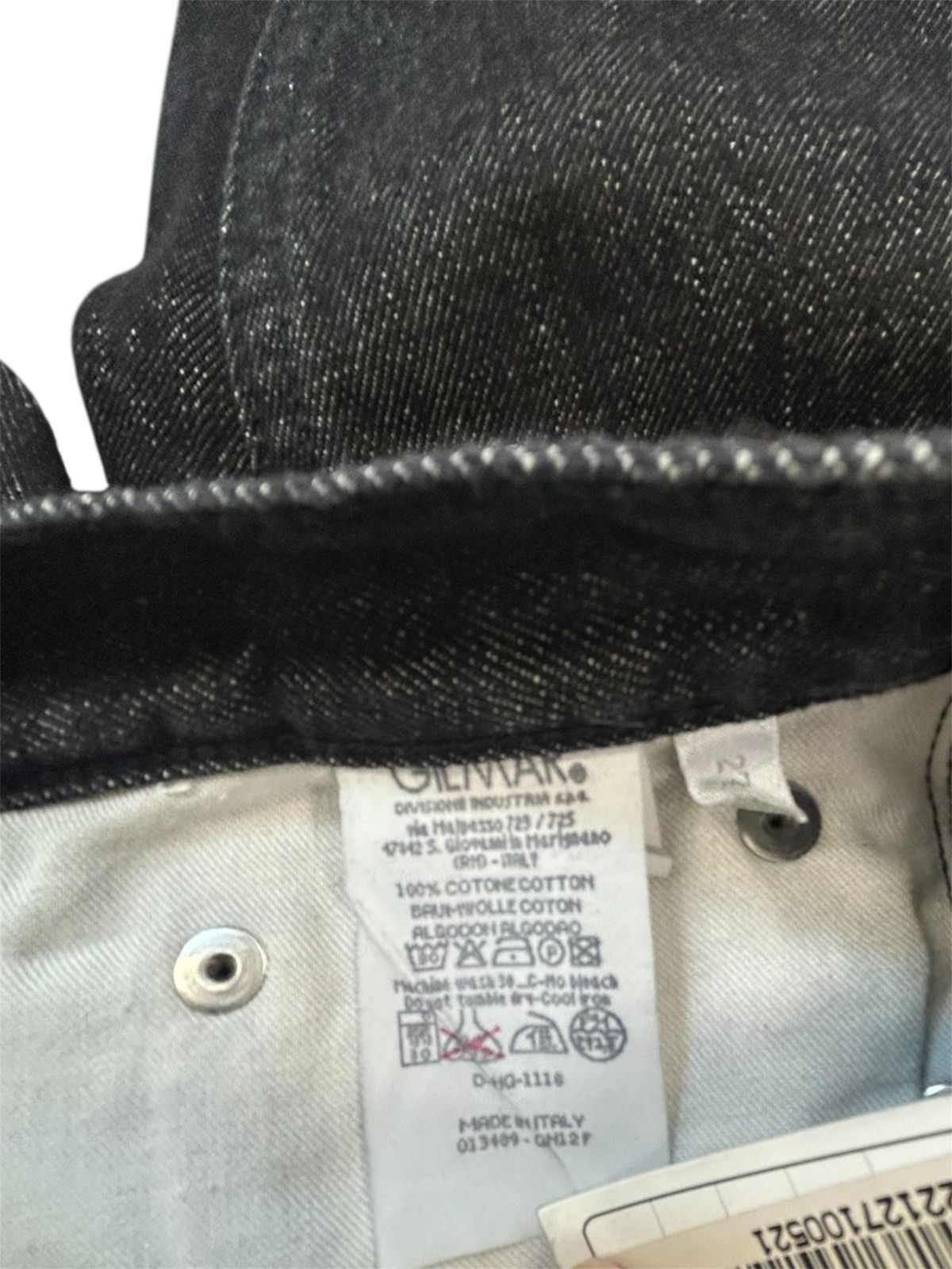 Iceberg NWT Vintage Iceberg "IceJeans" - Black Denim - Made in Italy Size 27" / US 4 / IT 40 - 8 Thumbnail