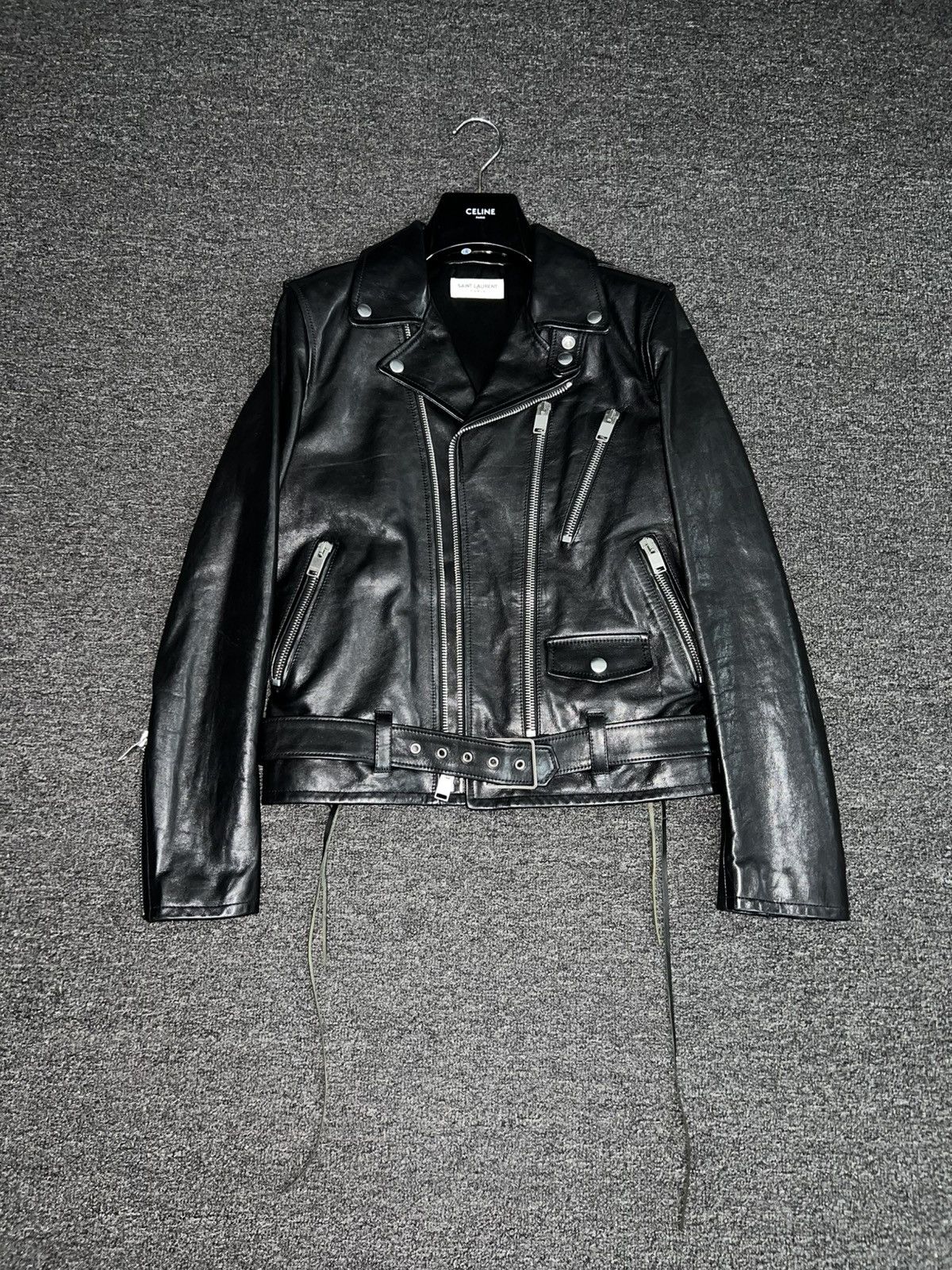 Hedi Slimane Saint Laurent L17 oil calfskin Size US S / EU 44-46 / 1 - 1 Thumbnail