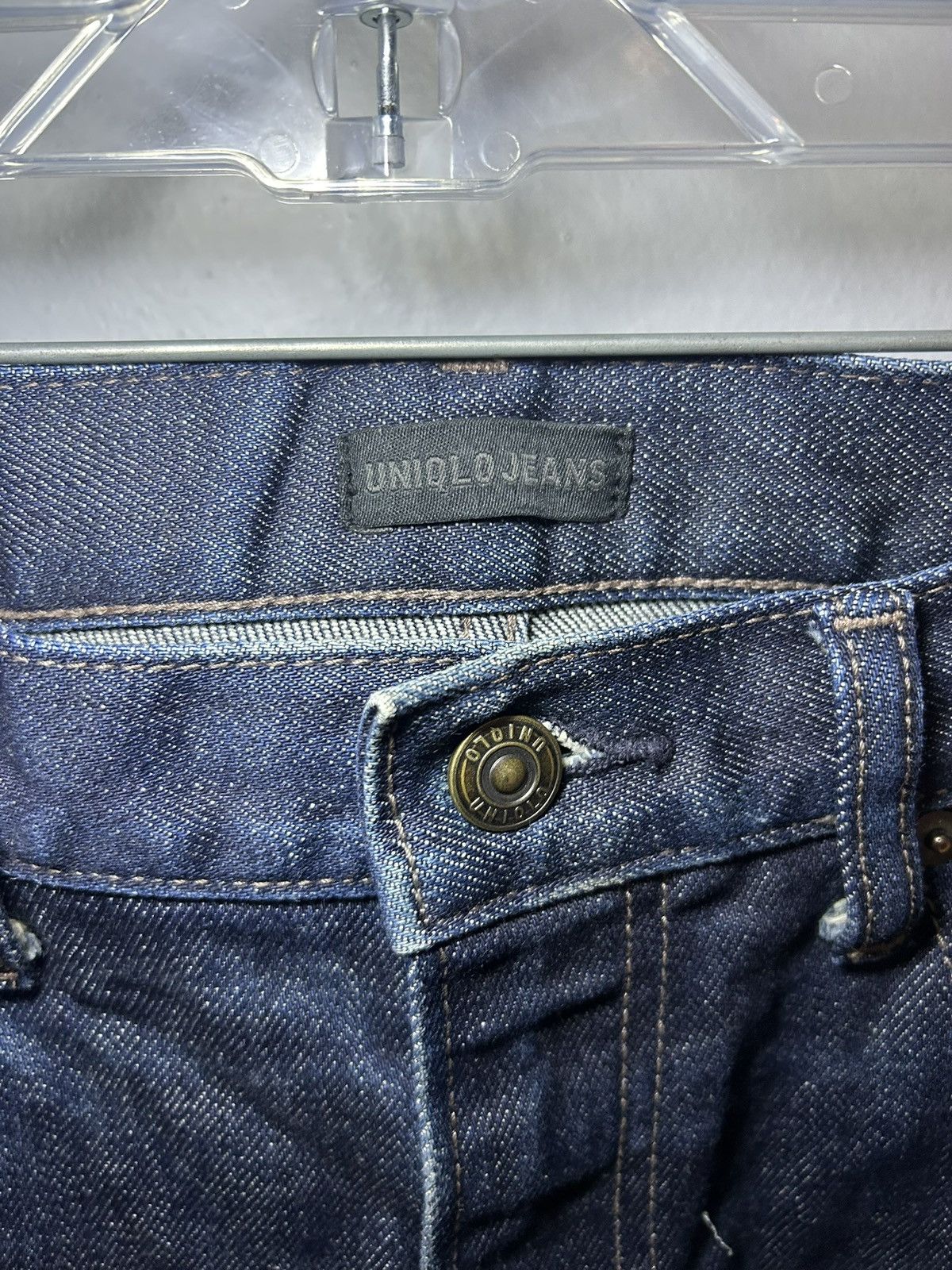 Uniqlo Uniqlo raw selvedge indigo denim jeans Size US 30 / EU 46 - 3 Thumbnail