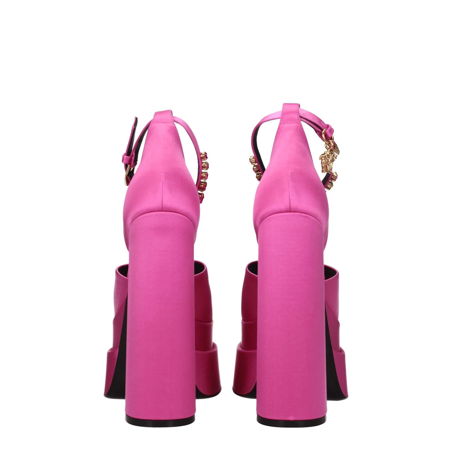 Versace ob1o1e0125 Satin Sandals in Fuchsia Size US 10 / IT 40 - 5 Thumbnail