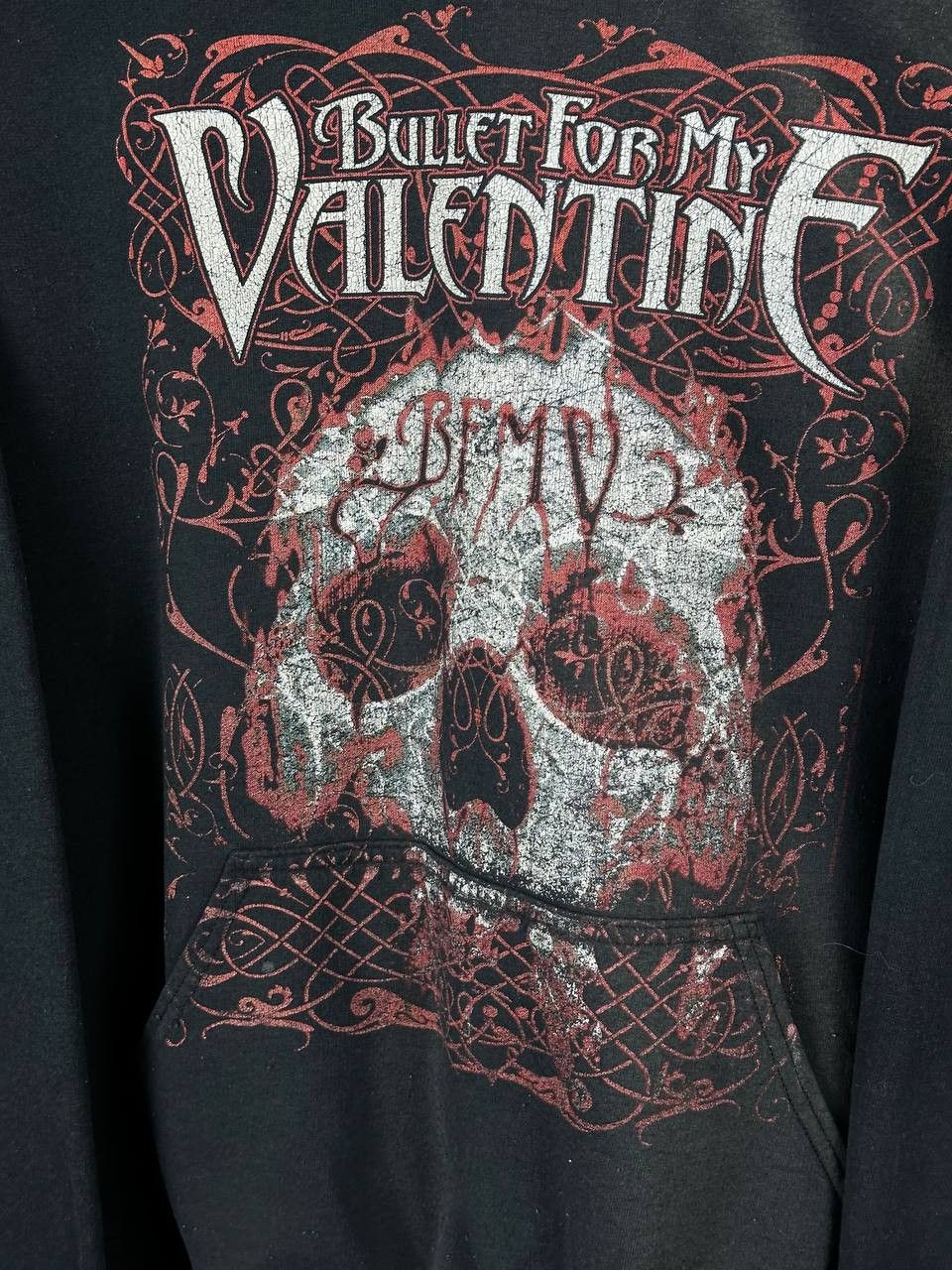 Band Tees Bullet For My Valentine Vintage Hoodie Distressed Size US XL / EU 56 / 4 - 4 Thumbnail