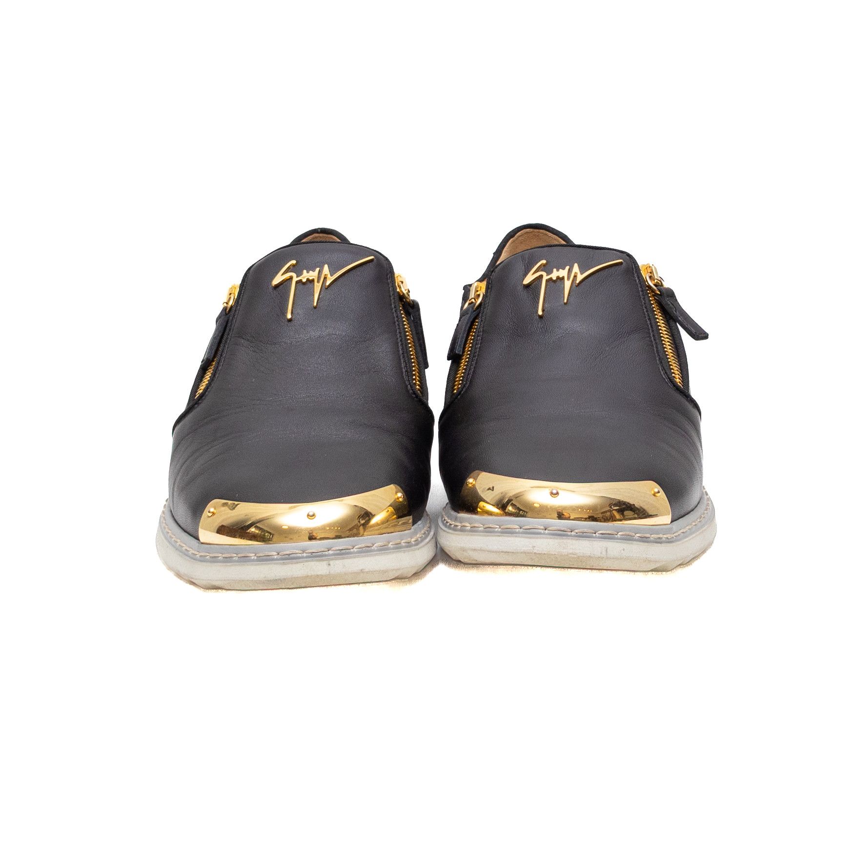 Giuseppe Zanotti Giuseppe Zanotti Men's Sneakers Venetian Gold Double Zip 9 Size US 9 / EU 42 - 4 Thumbnail