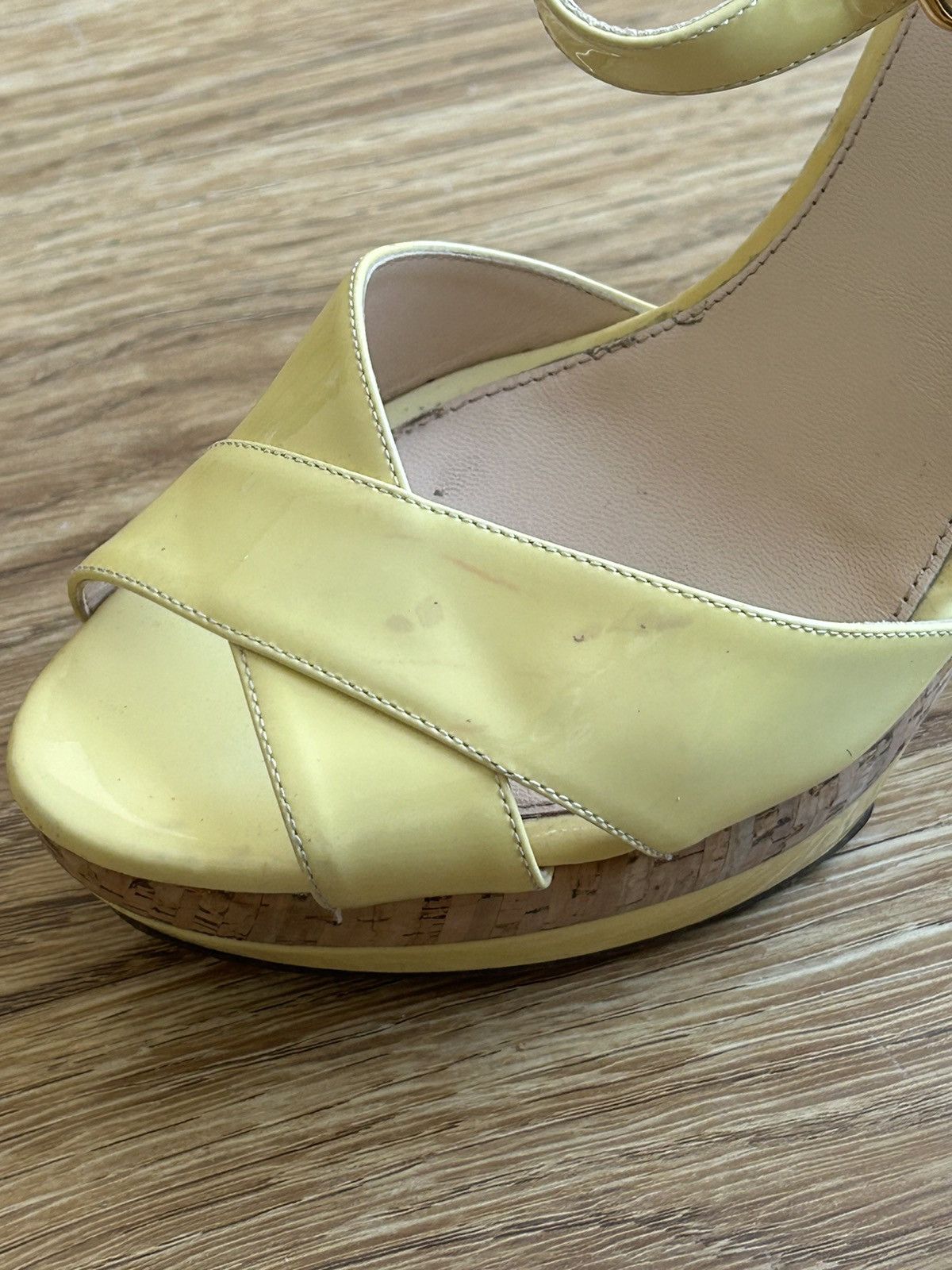 Prada Prada leather ankle strap cork high heels sandal size 39,5 Size US 9.5 / IT 39.5 - 21 Thumbnail