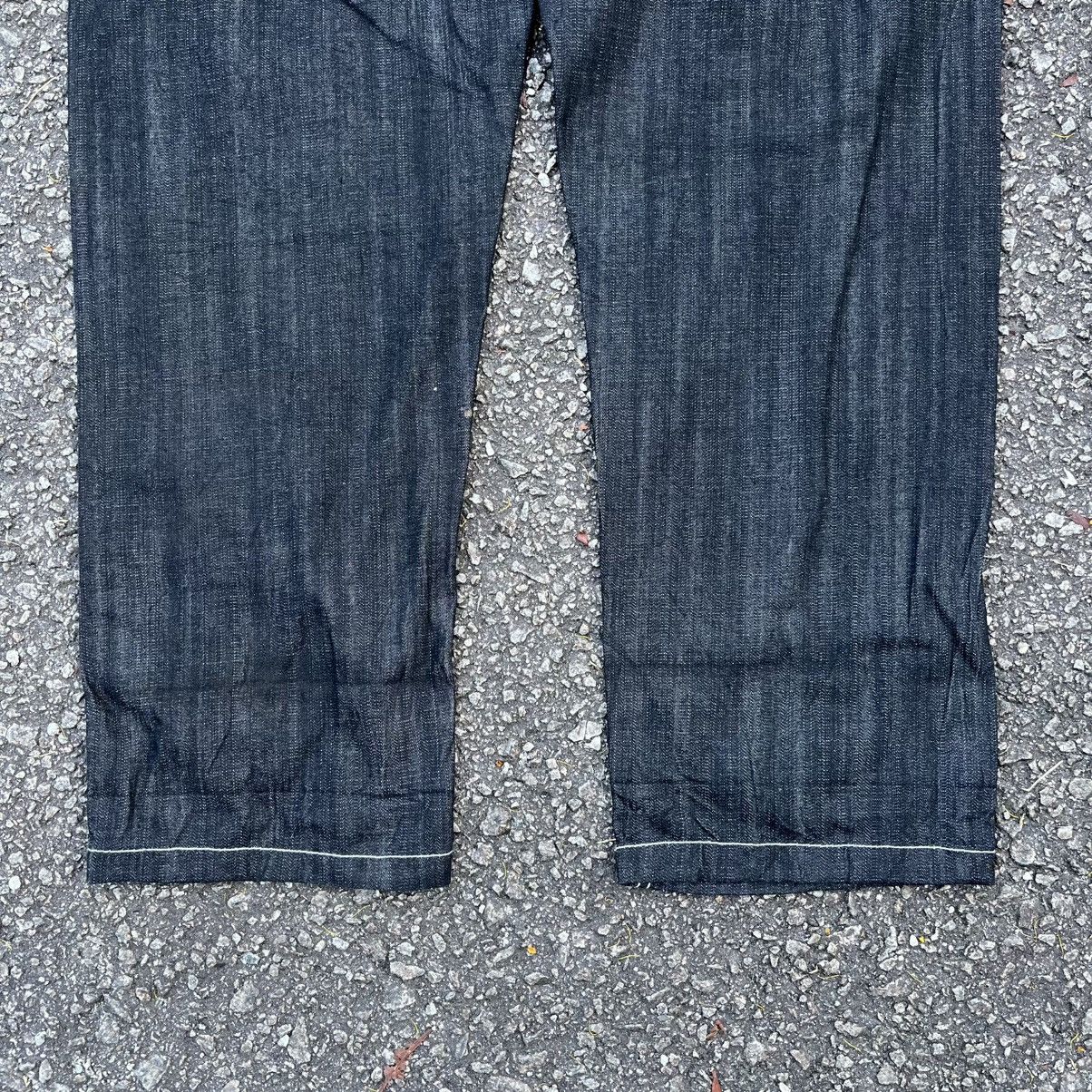 JNCO VINTAGE Y2K BLACK JEANS EVOLUTION LOOSE FIT BAGGY DENIM Size US 42 / EU 58 - 9 Thumbnail