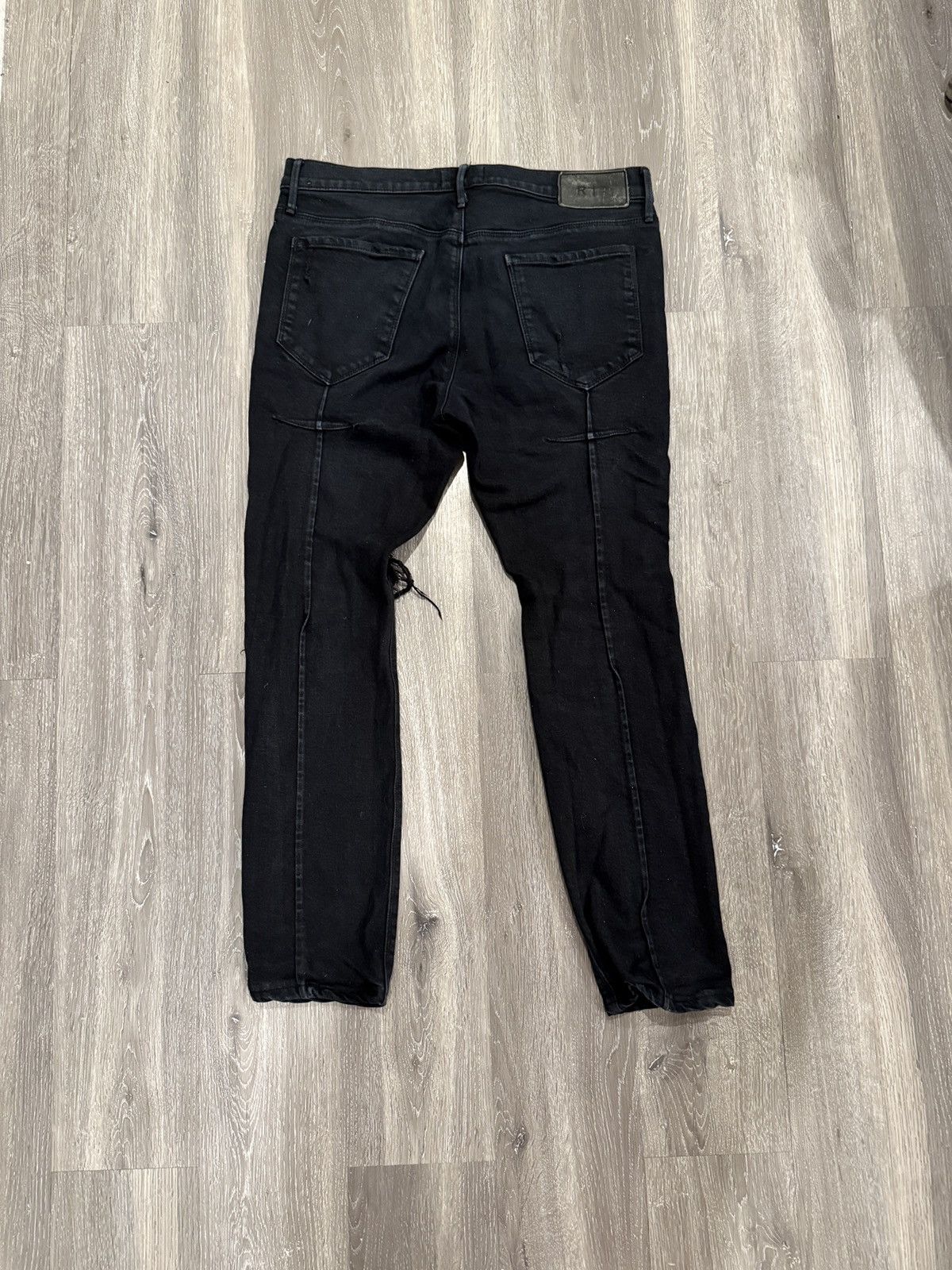 Rta Black RTA Ripped Jeans Size 33 Size US 33 - 2 Thumbnail