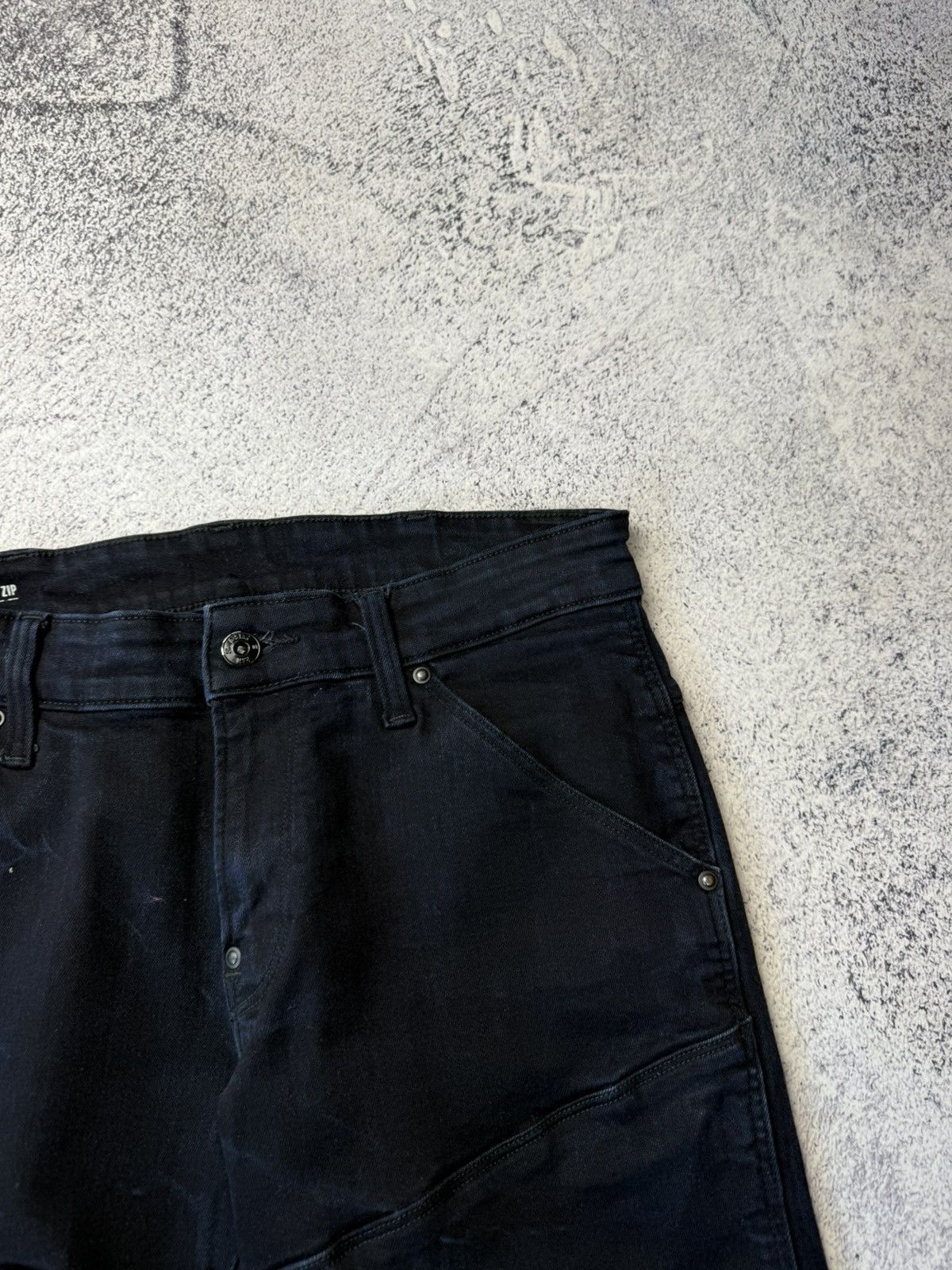 G-Star Vintage G Star Ankle Zip Pants 3D Super Slim Size US 30 / EU 46 - 14 Thumbnail