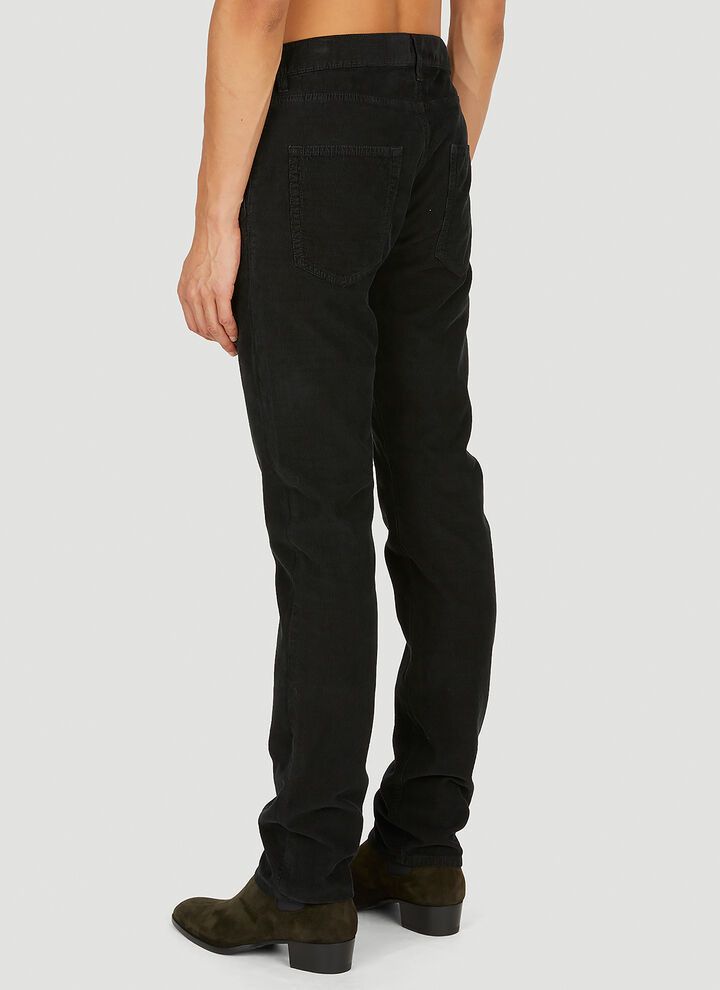 Saint Laurent Paris o1bcso1str1124 Slim Fit Jeans in Black Size US 31 - 4 Thumbnail