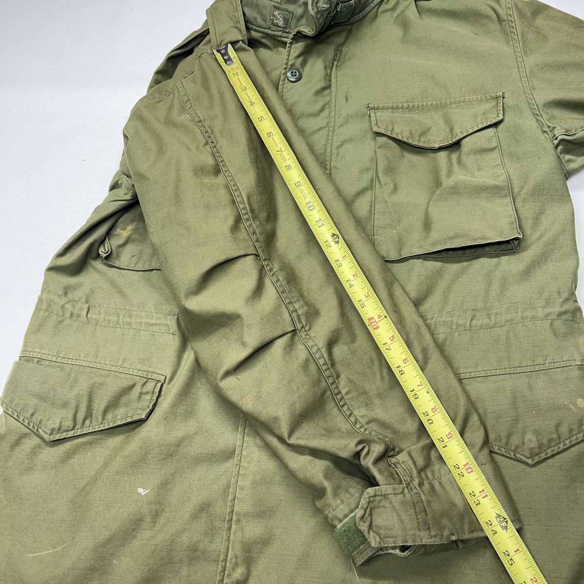Vintage VTG Army Jacket Green M-65 Coat Field Cold Weather Military Size US M / EU 48-50 / 2 - 25 Thumbnail