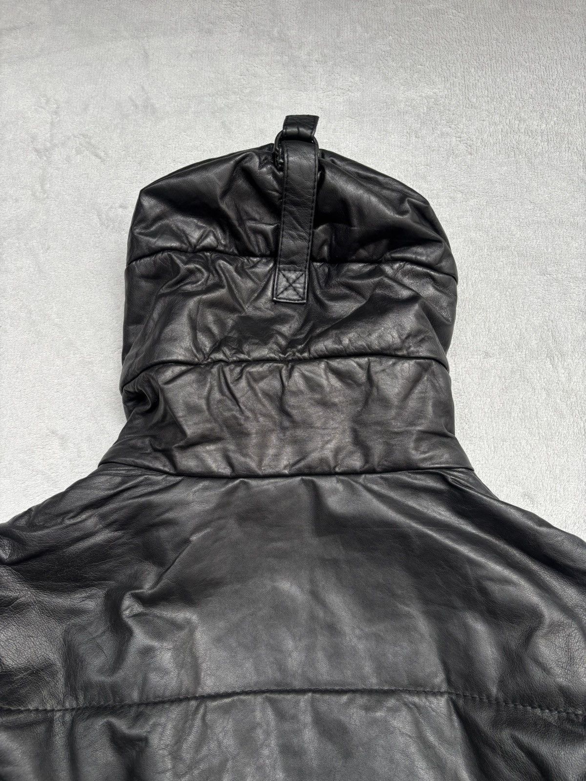 Y-3 A/W 2008 Y-3 Yohji Adidas Leather Puffer Ninja Jacket Size US L / EU 52-54 / 3 - 12 Thumbnail
