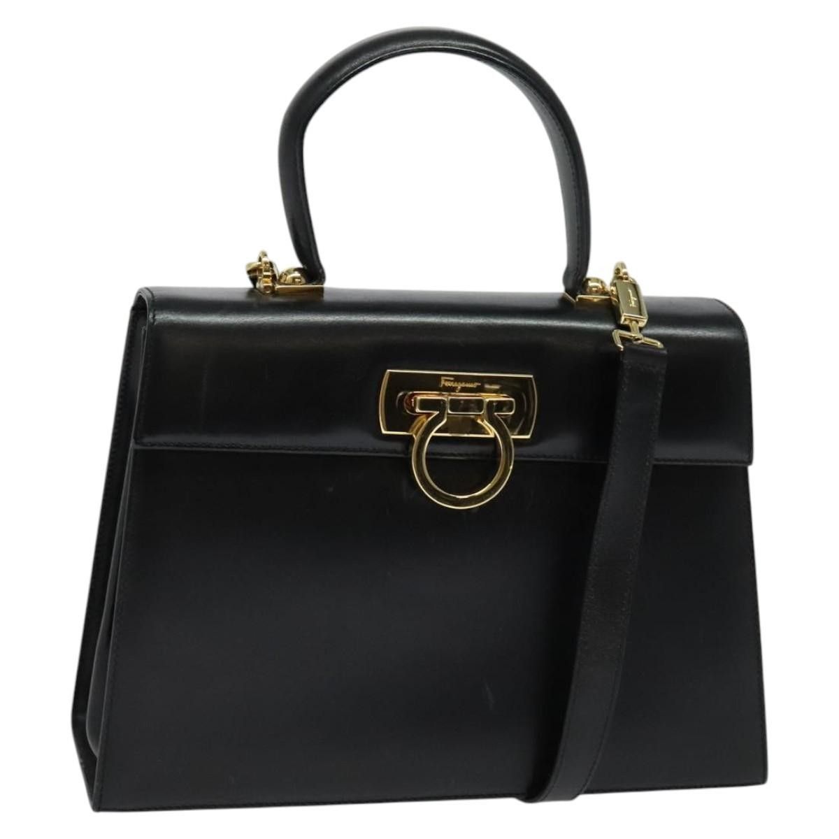 Salvatore Ferragamo Salvatore Ferragamo Gancini Convertible Top Handle Bag Leather Size ONE SIZE - 1 Thumbnail
