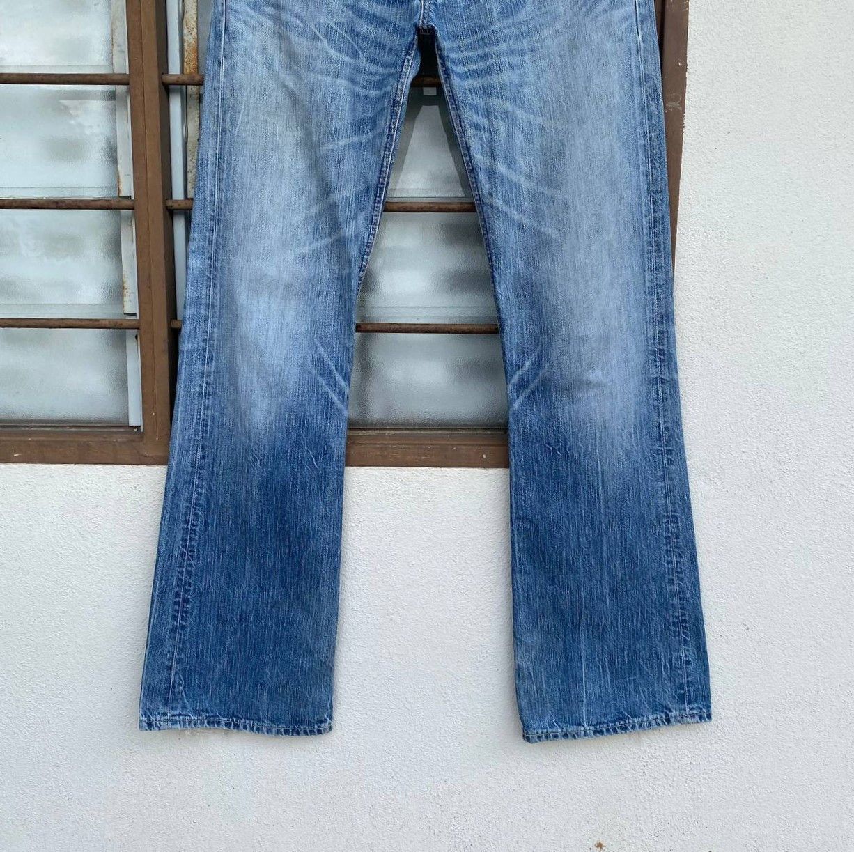 Edwin FLARED VTG EDWIN JAPAN STONEWASH CLAWMARK REDBUTTON BJ07-14 Size US 30 / EU 46 - 2 Thumbnail
