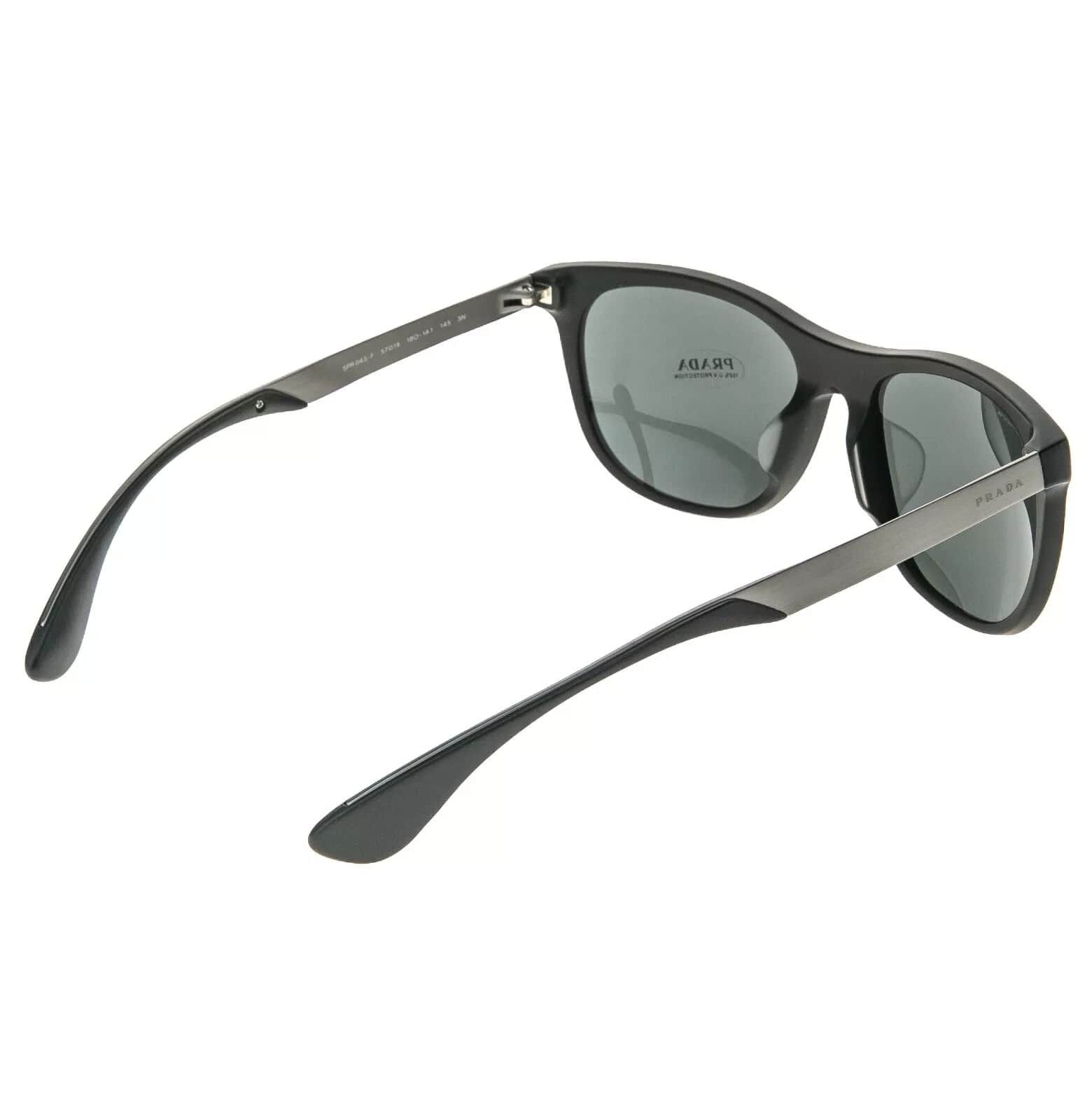 Prada PRADA SPR 04S Square Matte Black Sport Sunglasses PR04SSF Size ONE SIZE - 7 Thumbnail