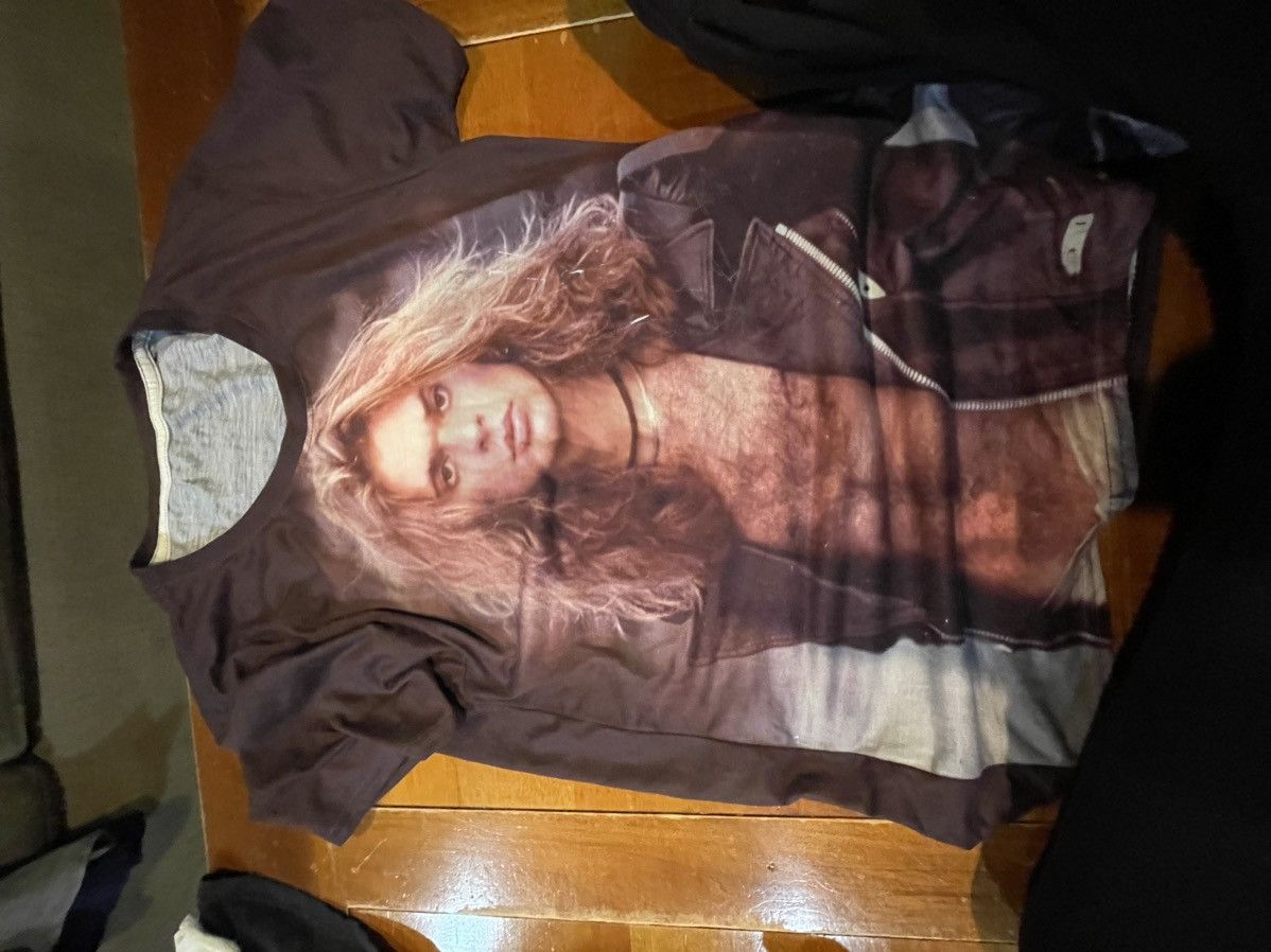 image of Vintage David Lee Roth T-Shirt in Black, Men's (Size Small)