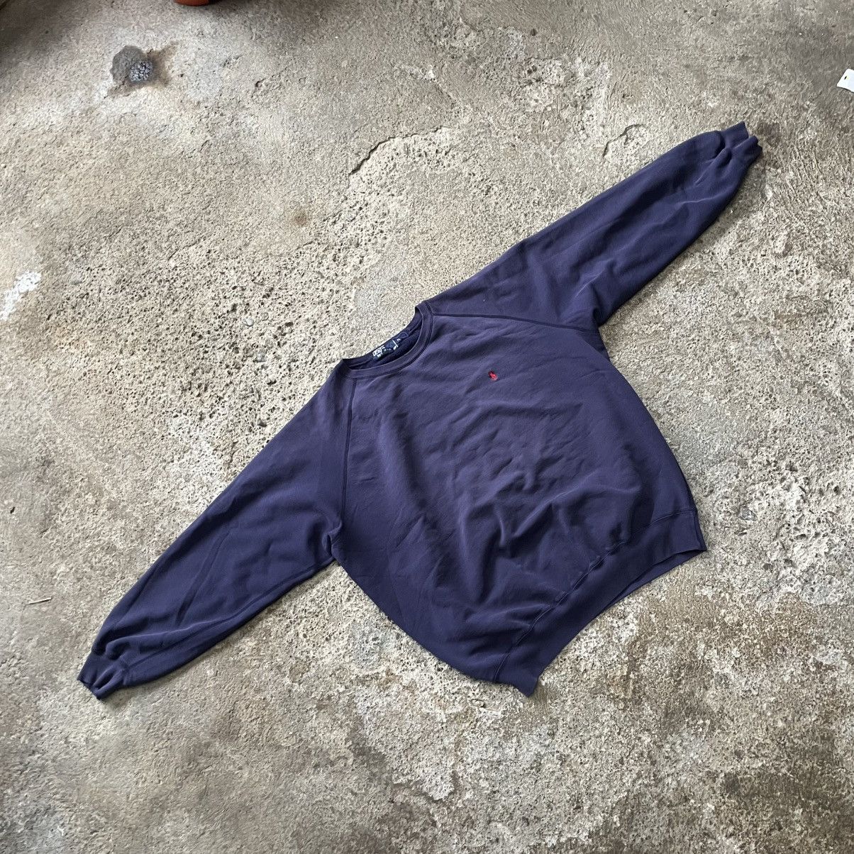 Polo Ralph Lauren × Vintage POLO RALPH LAUREN CREWNECK 🔵 Size US XL / EU 56 / 4 - 3 Thumbnail