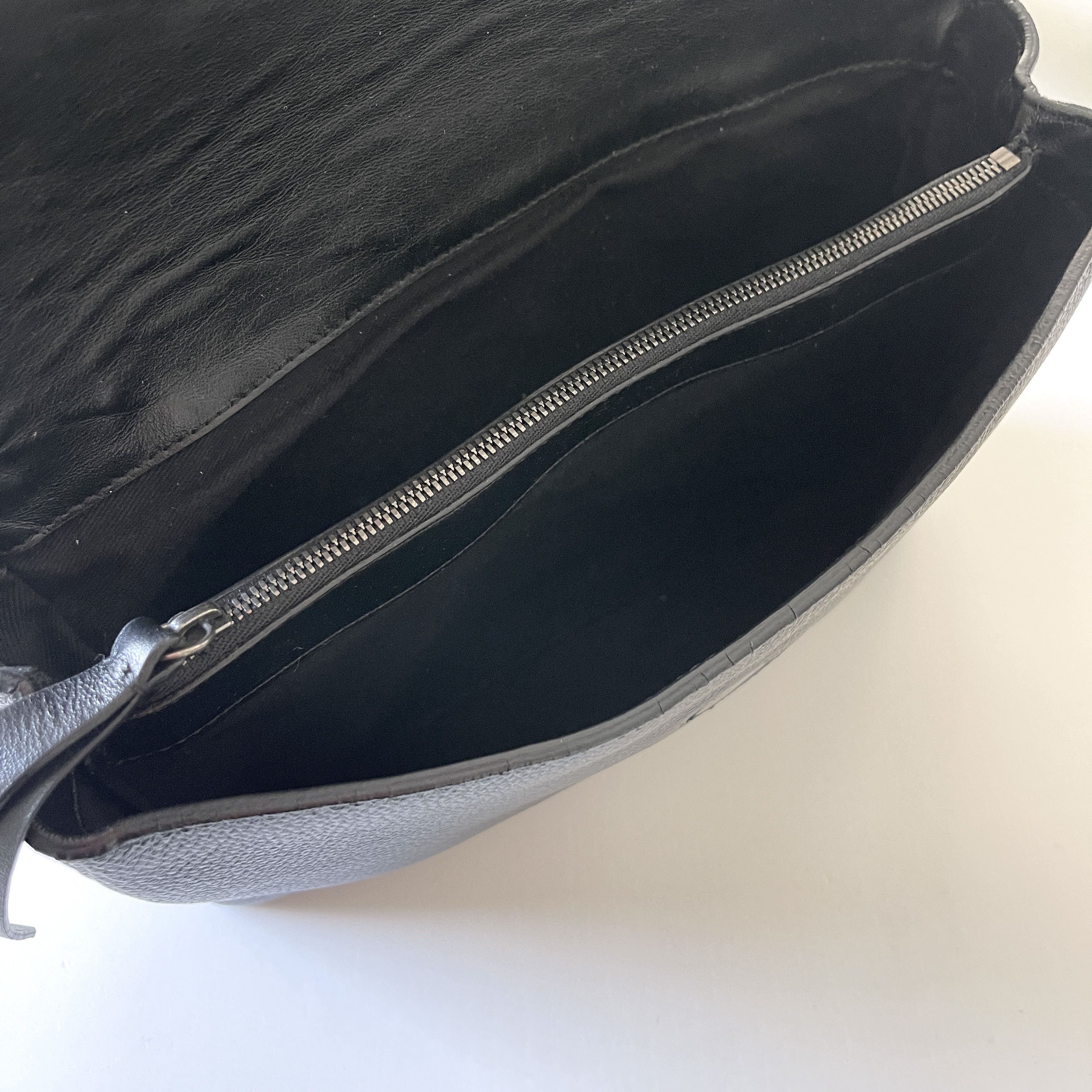 Ann Demeulemeester ANN DEMEULEMEESTER Arta Black Leather Waist Bag Size ONE SIZE - 11 Thumbnail