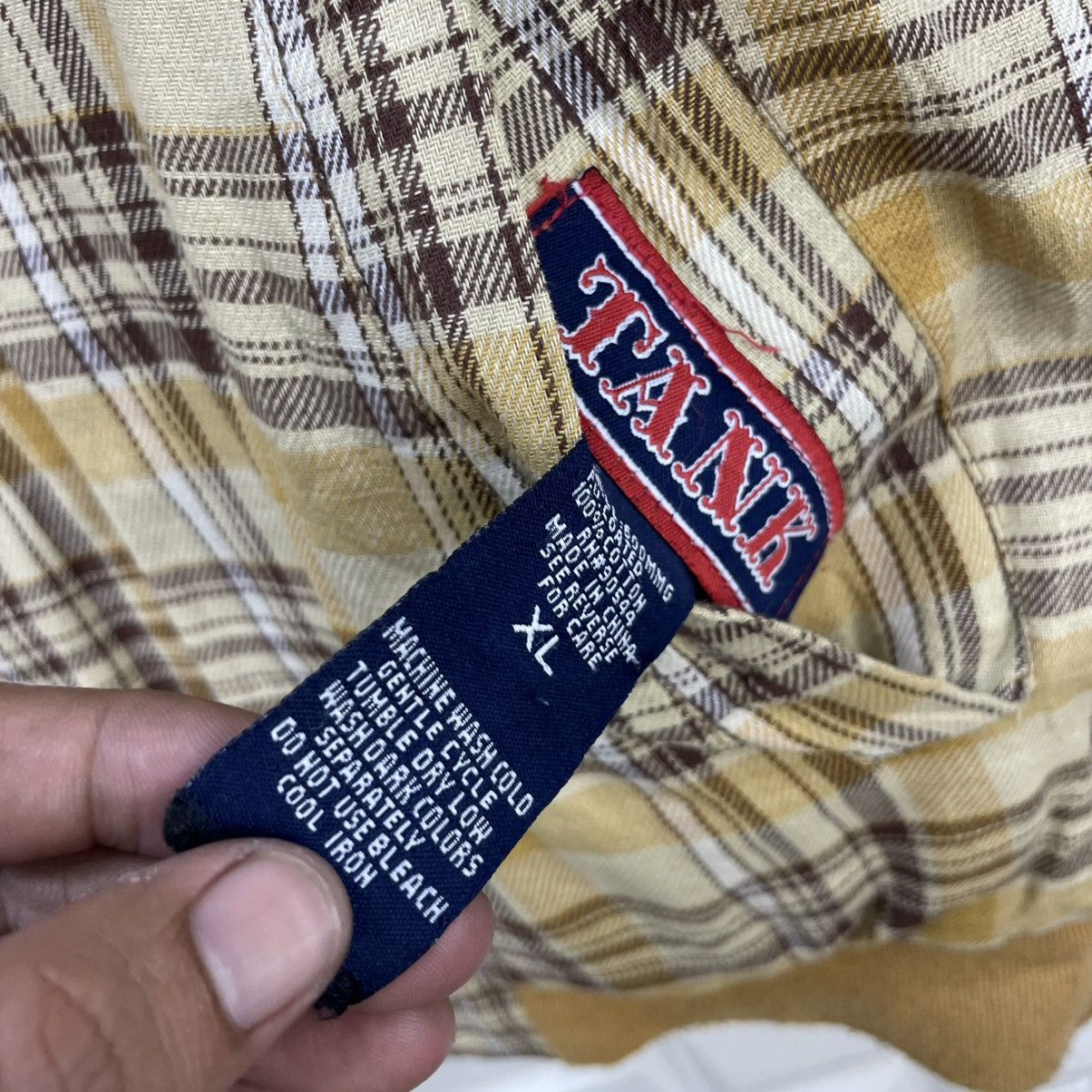 Japanese Brand × Vintage Vintage Japanese Brand TANK Hooded Jacket Size US XL / EU 56 / 4 - 4 Thumbnail