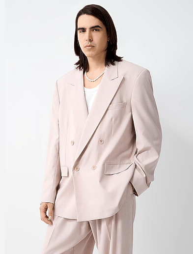 BNWT SS25 I'M BRIAN DOUBLE BREASTED LOOSE JACKET 50