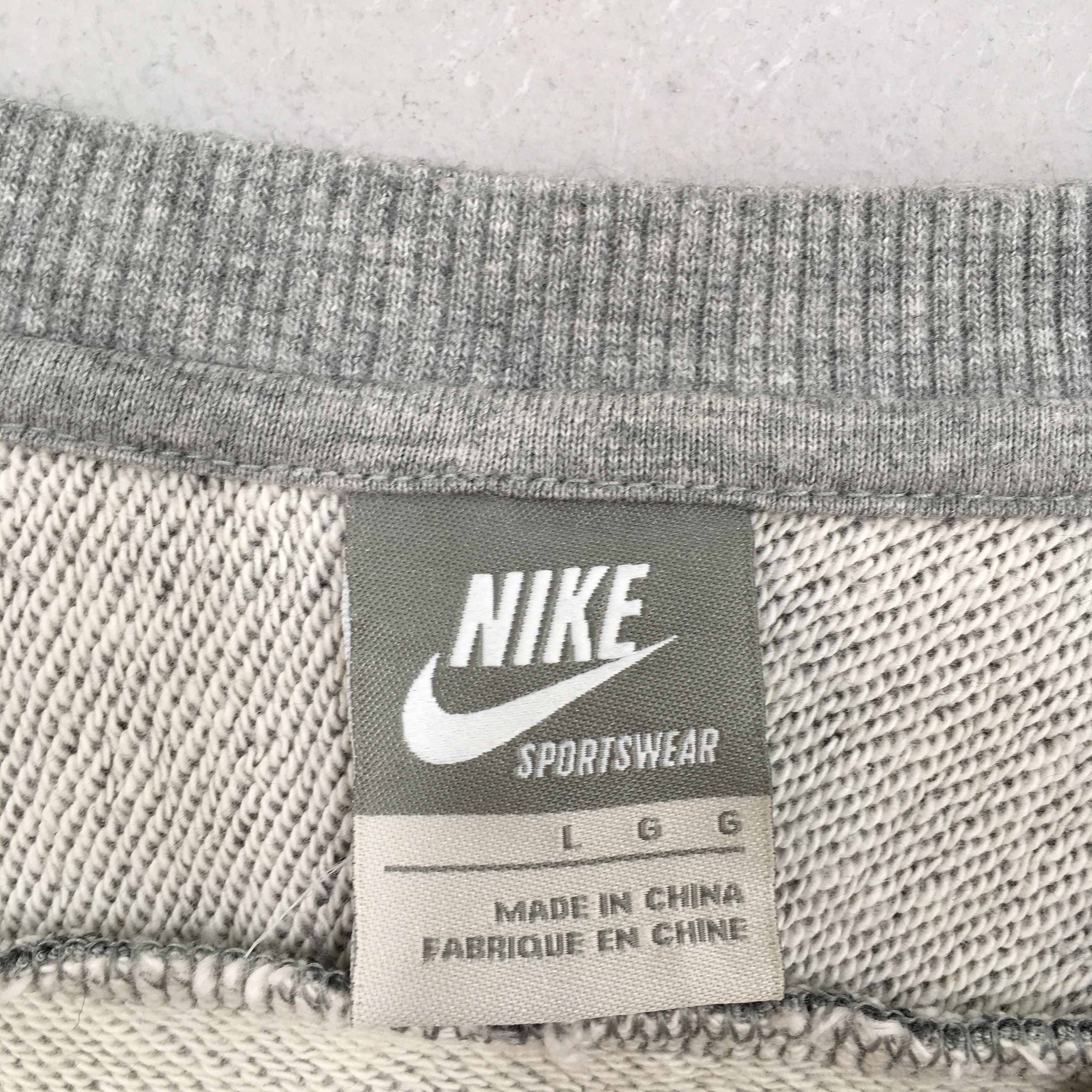 Nike Vintage Y2K Nike Swoosh Gray Sweatshirt Women Small Size S / US 4 / IT 40 - 4 Thumbnail
