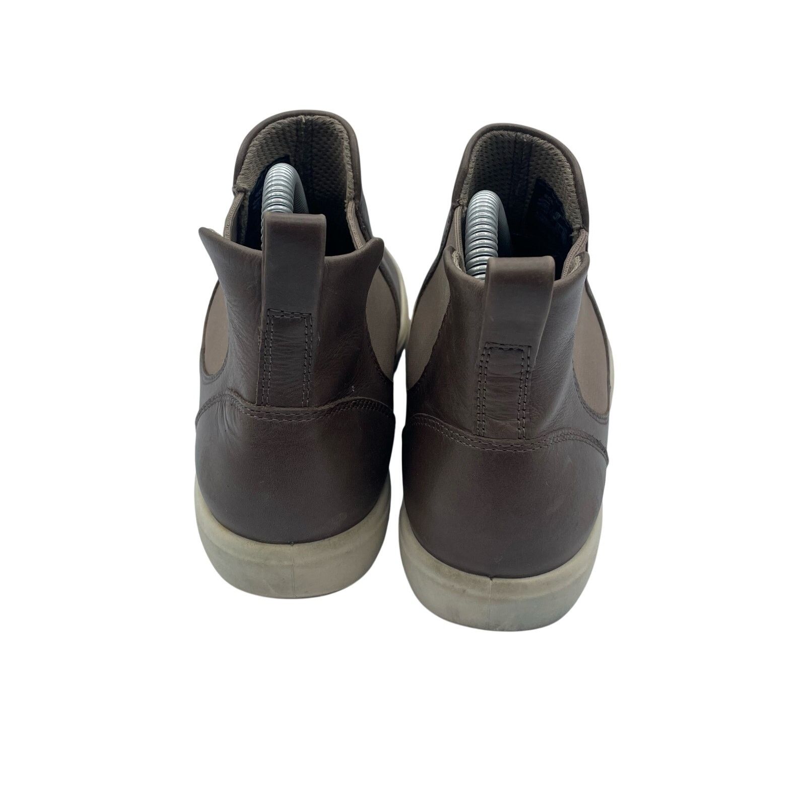 Ecco Ecco Chelsea Soft 7 Leather Boots Ankle Taupe Womens 37 Size US 6.5 / IT 36.5 - 4 Thumbnail
