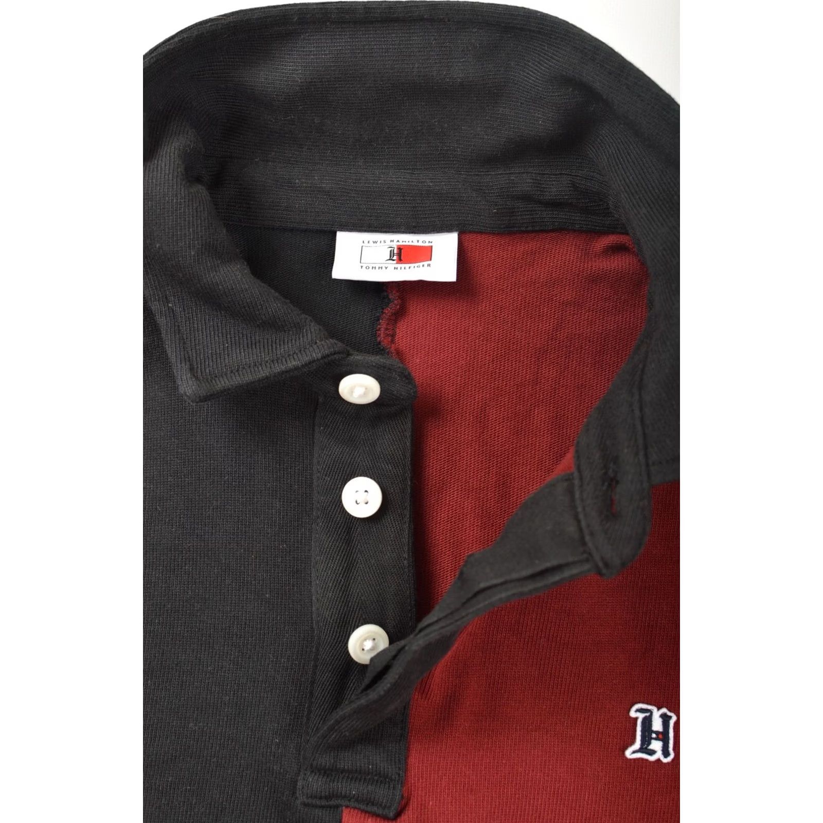 Tommy Hilfiger Tommy Hilfiger Lewis Hamilton Color-Blocked Rugby Polo Shirt XL Men Multicolor Long Sleeve 100% Cotton, MW0MW11413 Size US XL / EU 56 / 4 - 4 Thumbnail