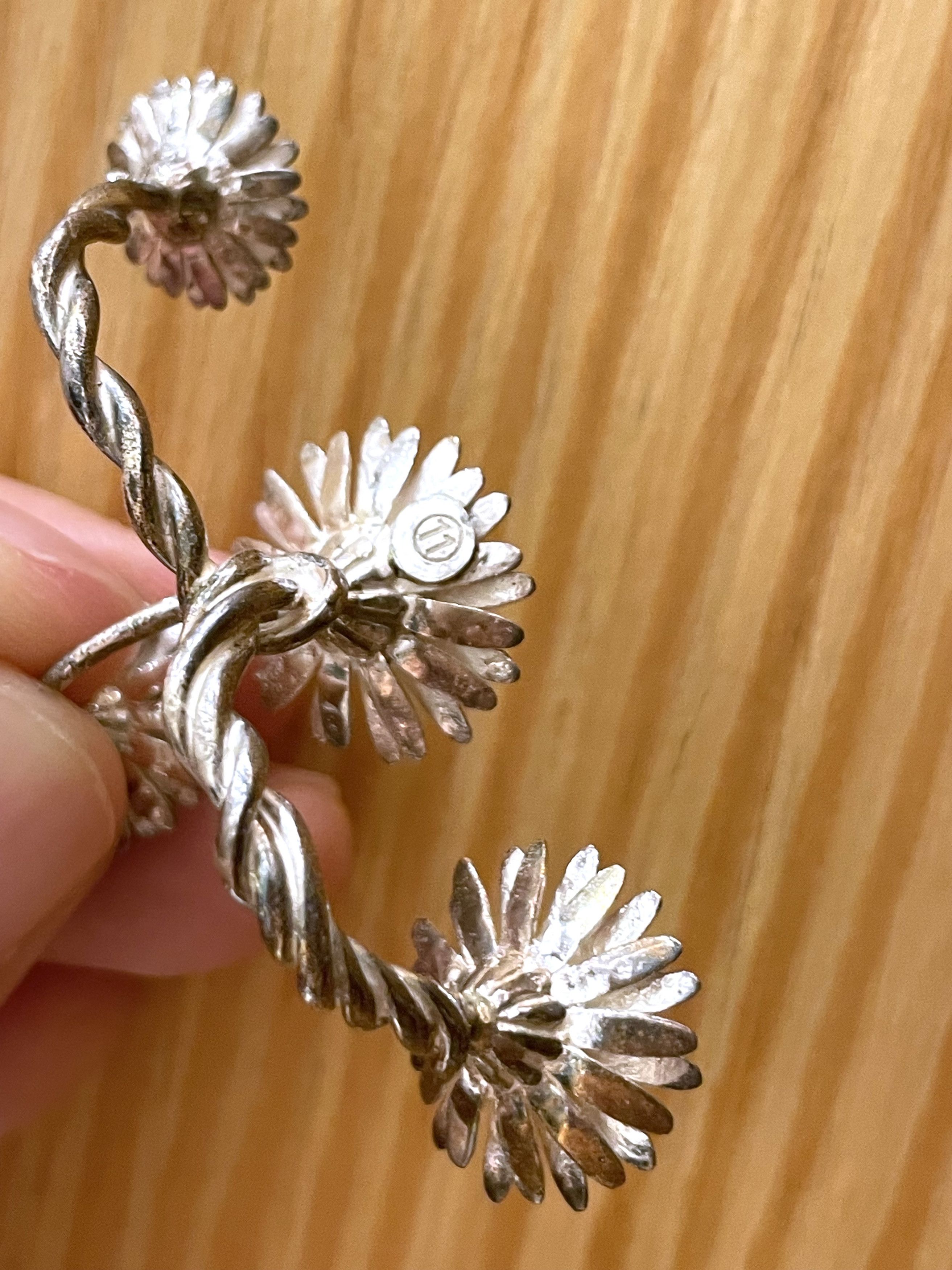 Maison Margiela GRAIL SS15 STERLING SILVER 925 DAISY MULTI FINGER RING Size ONE SIZE - 7 Thumbnail