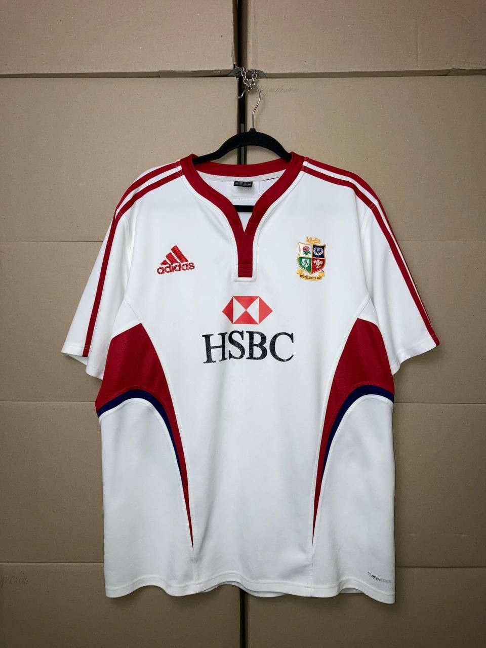 Adidas VINTAGE ADIDAS BRITISH & IRISH LIONS SOUTH AFRICA 2009 RUGBY Size US XXL / EU 58 / 5 - 1 Thumbnail