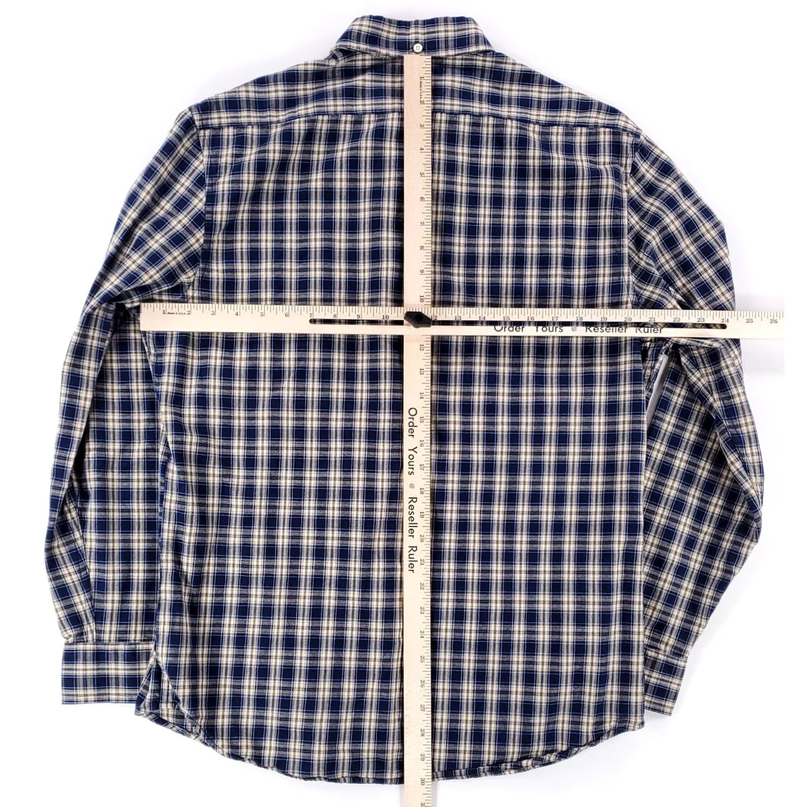 Taylor Stitch Taylor Stitch Button-Down Shirt Mens 42 Long Sleeve Plaid Blue Brown Multicolor Button-Up Shirt Comfort Fit Size US XL / EU 56 / 4 - 4 Thumbnail