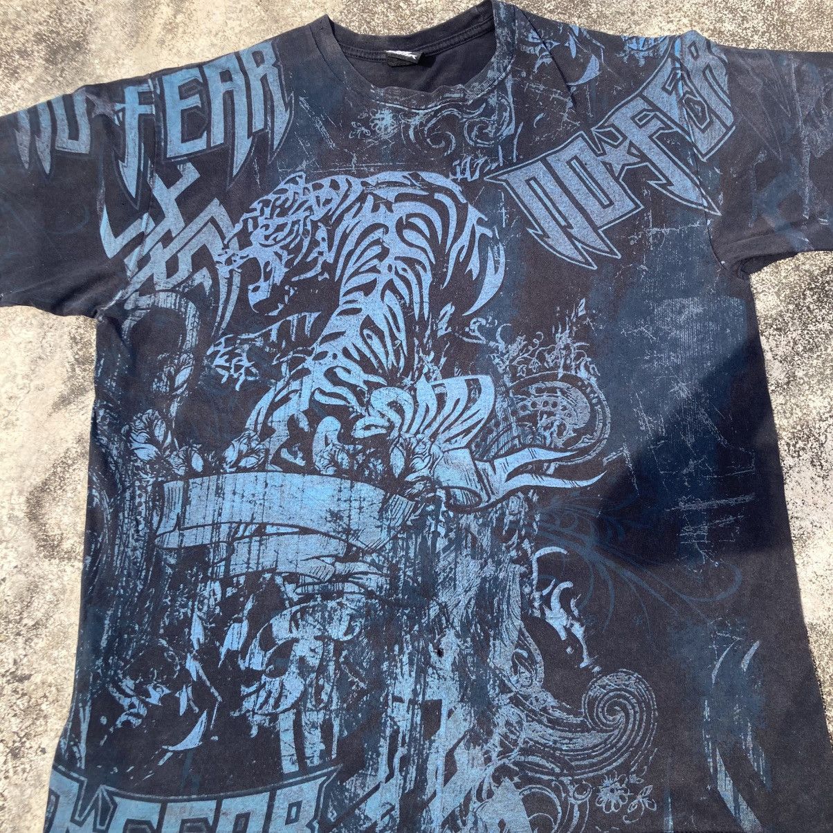 No Fear No Fear 90s Rare Perfect Faded tee Size US XL / EU 56 / 4 - 2 Thumbnail