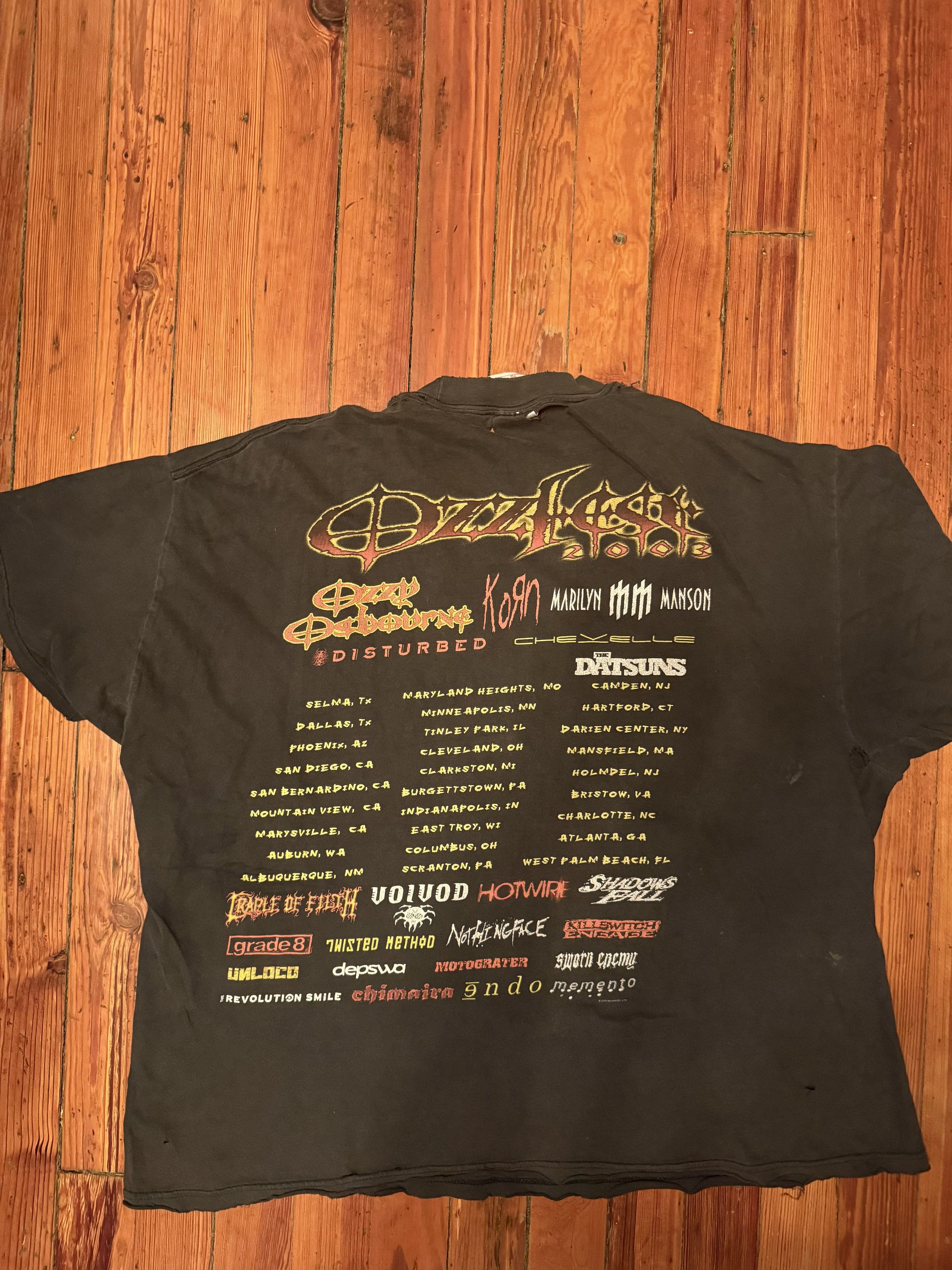 Band Tees Ozzfest 2003 100% Pure Fuckin’ Ozzfest XL Size US XL / EU 56 / 4 - 2 Thumbnail