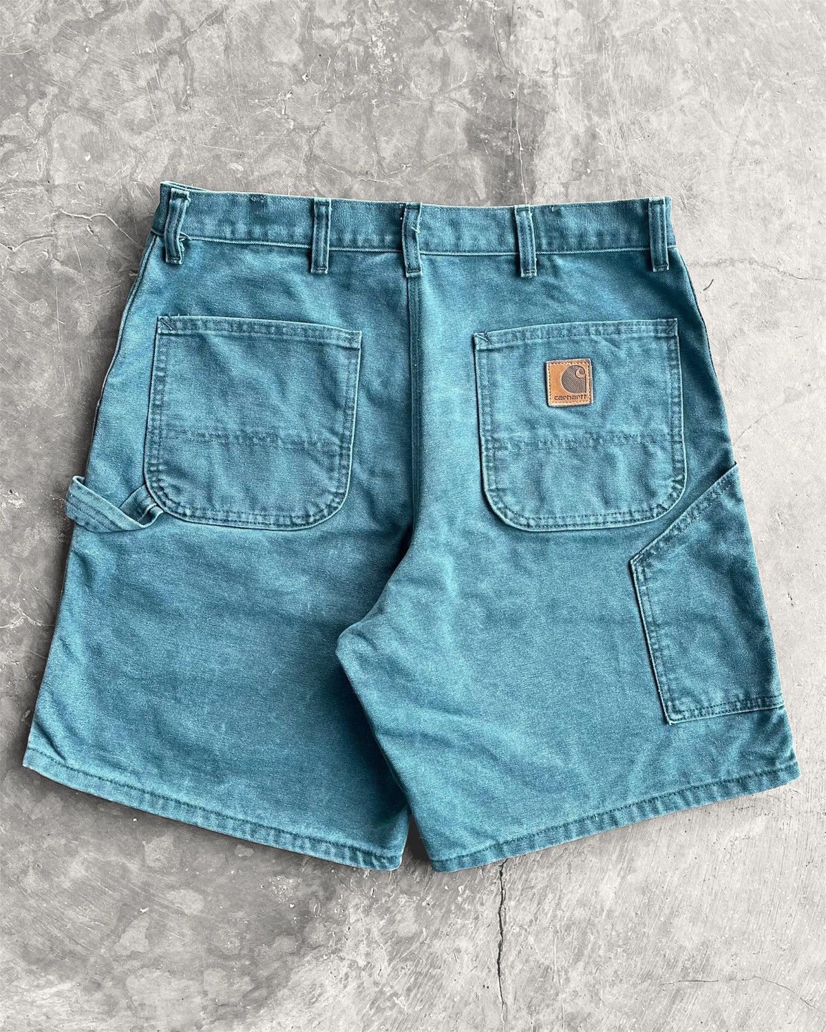 Carhartt VINTAGE 1998 HUNTER GREEN CARHARTT SHORT PANT B24-HTG Size US 34 / EU 50 - 1 Thumbnail