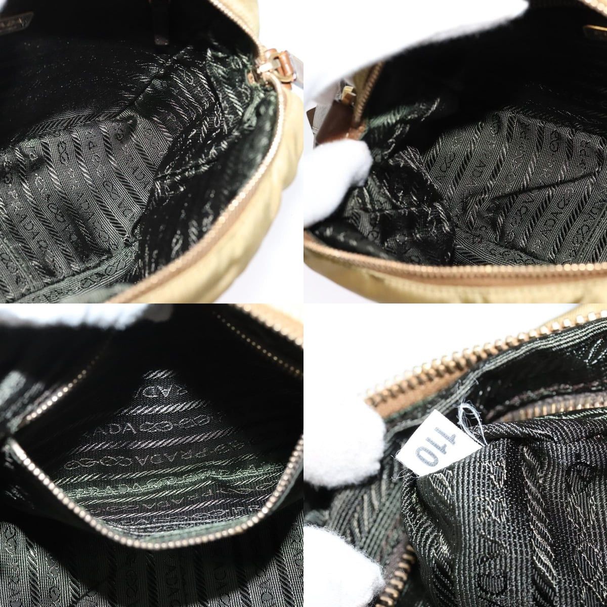 Prada PRADA Shoulder Bag Nylon Beige Gold Size ONE SIZE - 12 Thumbnail