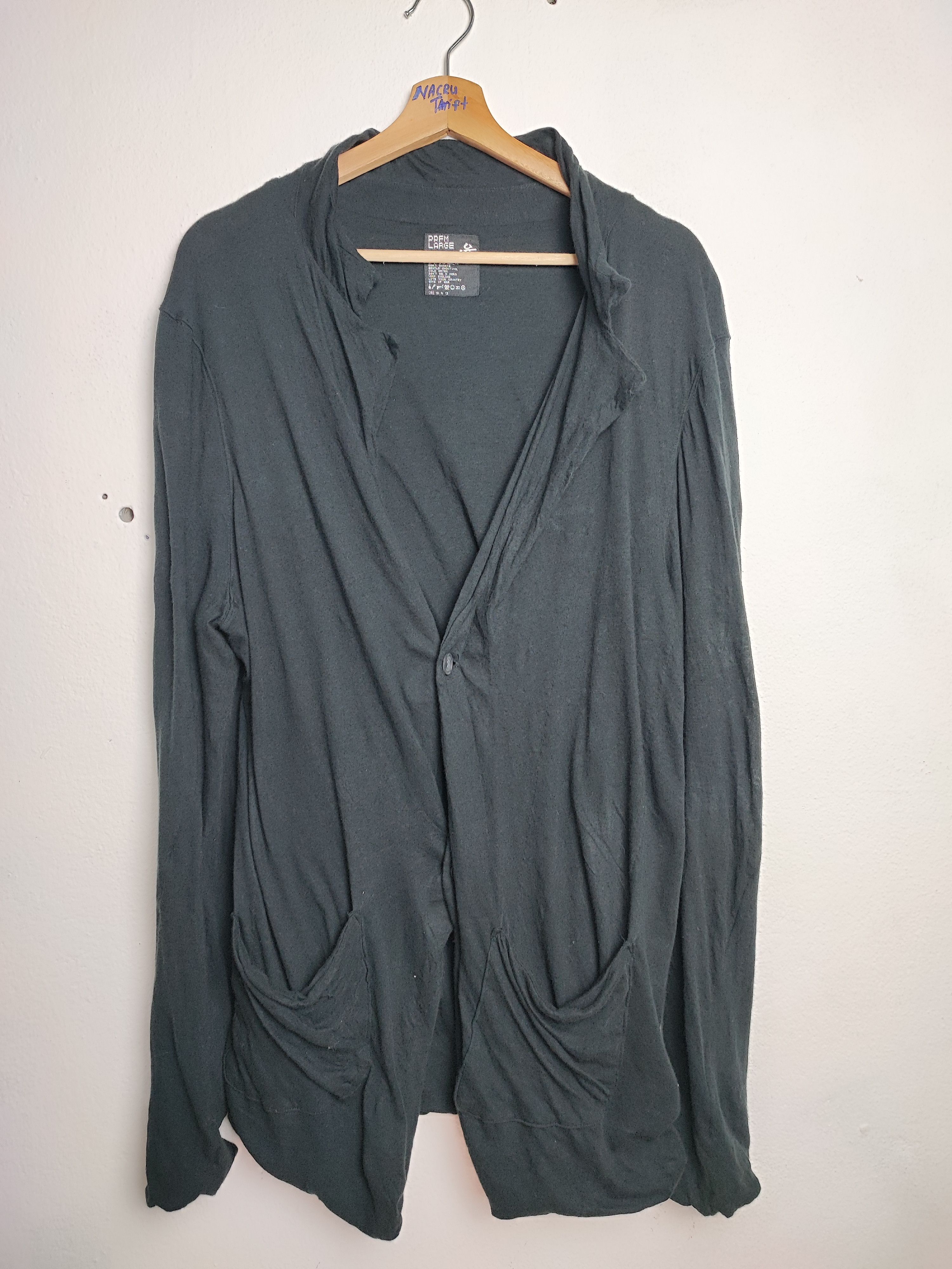 PPFM PPFM Plain Cardigan Black Size US L / EU 52-54 / 3 - 1 Thumbnail