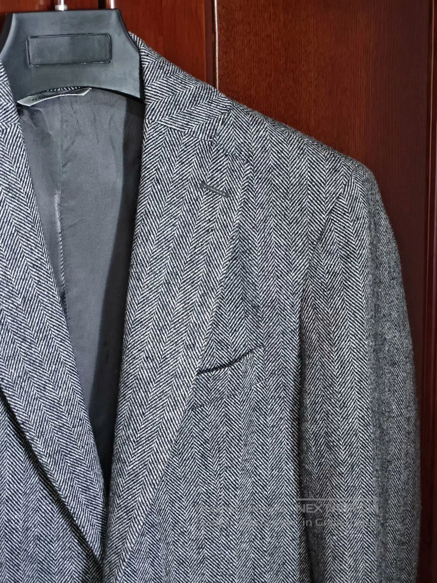 Orazio Luciano Italian Wool Blazer with Houndstooth Pattern. Size US S / EU 44-46 / 1 - 2 Thumbnail