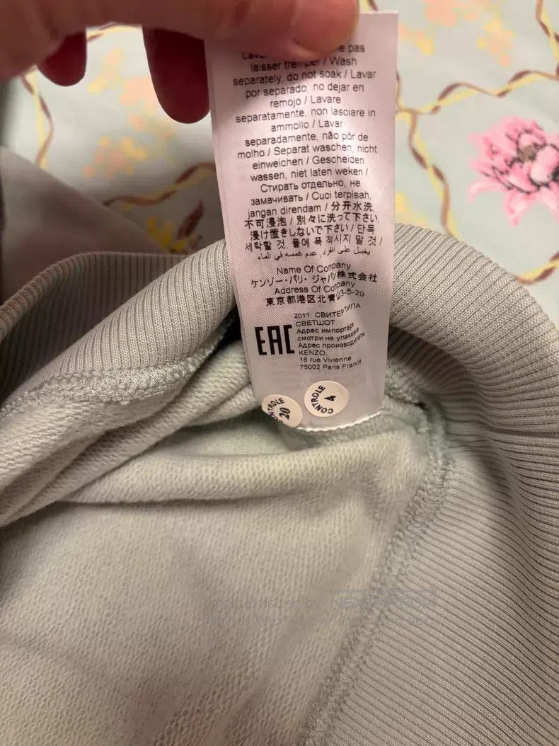 Kenzo Kenzo Sweatshirt, gray-green Size L / US 10 / IT 46 - 5 Thumbnail