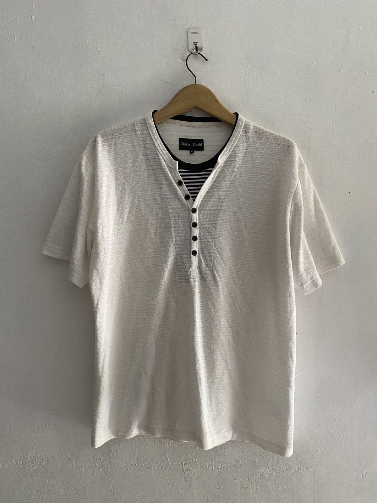 If Six Was Nine × Japanese Brand × Le Grande Bleu (L.G.B.) 2000s Daniel dodd double layers tshirt Size US L / EU 52-54 / 3 - 1 Thumbnail