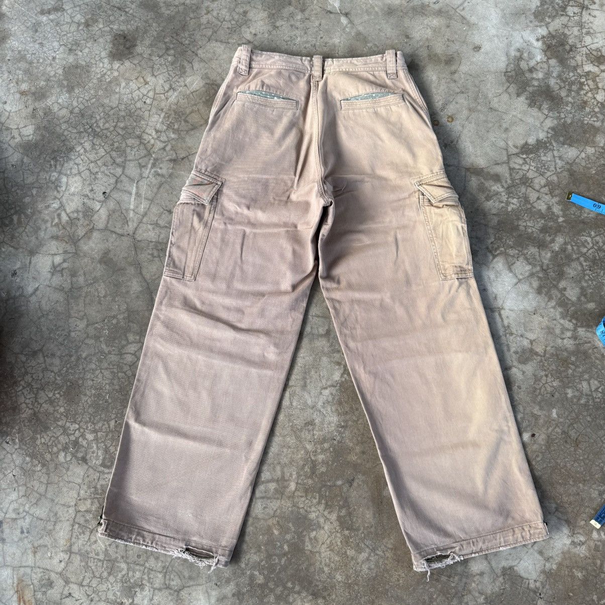 Japanese Brand Vintage Sunny Clouds Faded Brown Cargo Pants W31 Size US 31 - 10 Thumbnail