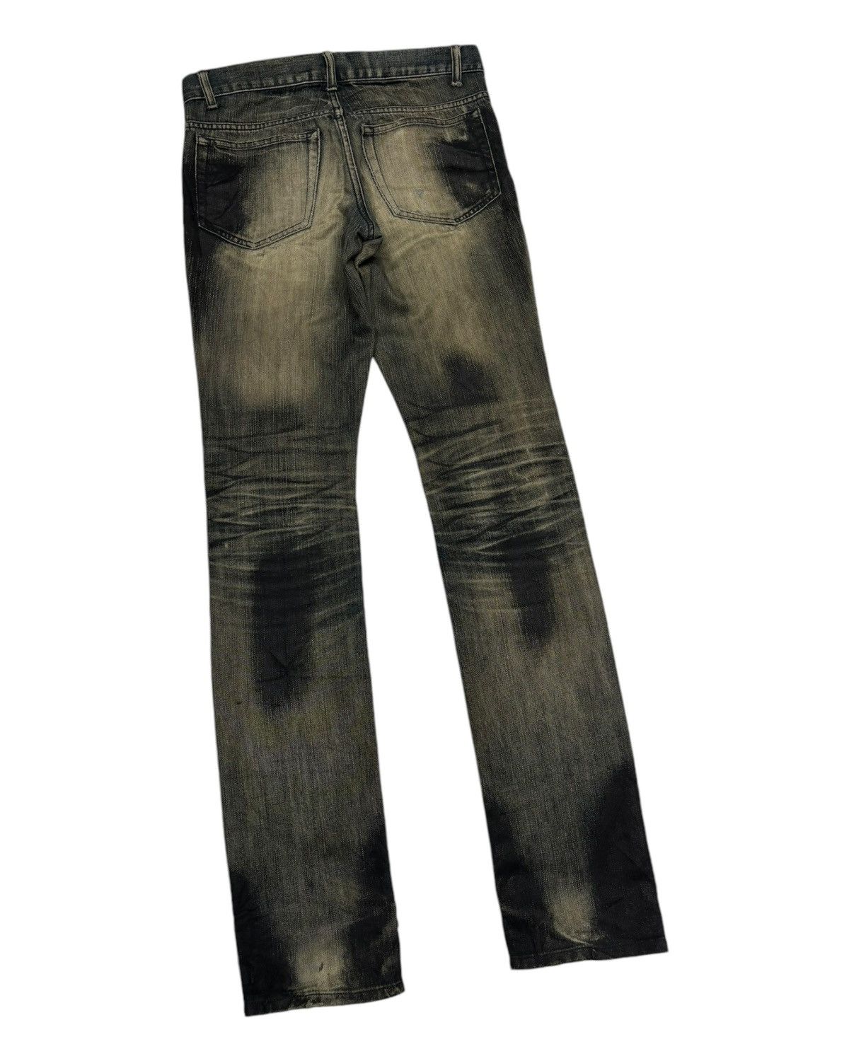 14th Addiction 🔥MODERN LOVERS MUD WASH CLAWMARK WAXED DENIM JEANS Size US 30 / EU 46 - 6 Thumbnail
