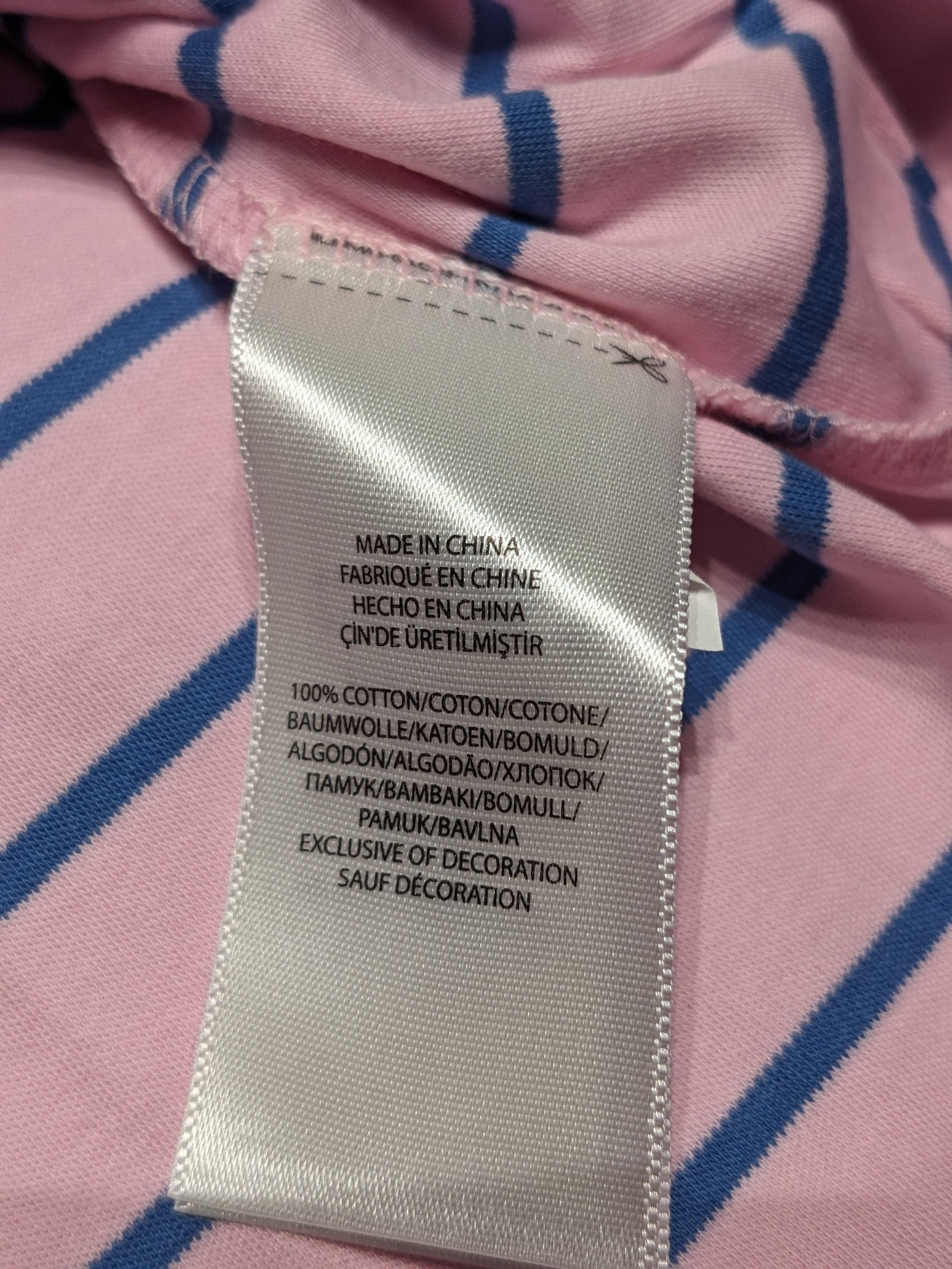 Polo Ralph Lauren Polo pink blue striped short sleeve polo mens M Size US M / EU 48-50 / 2 - 6 Thumbnail