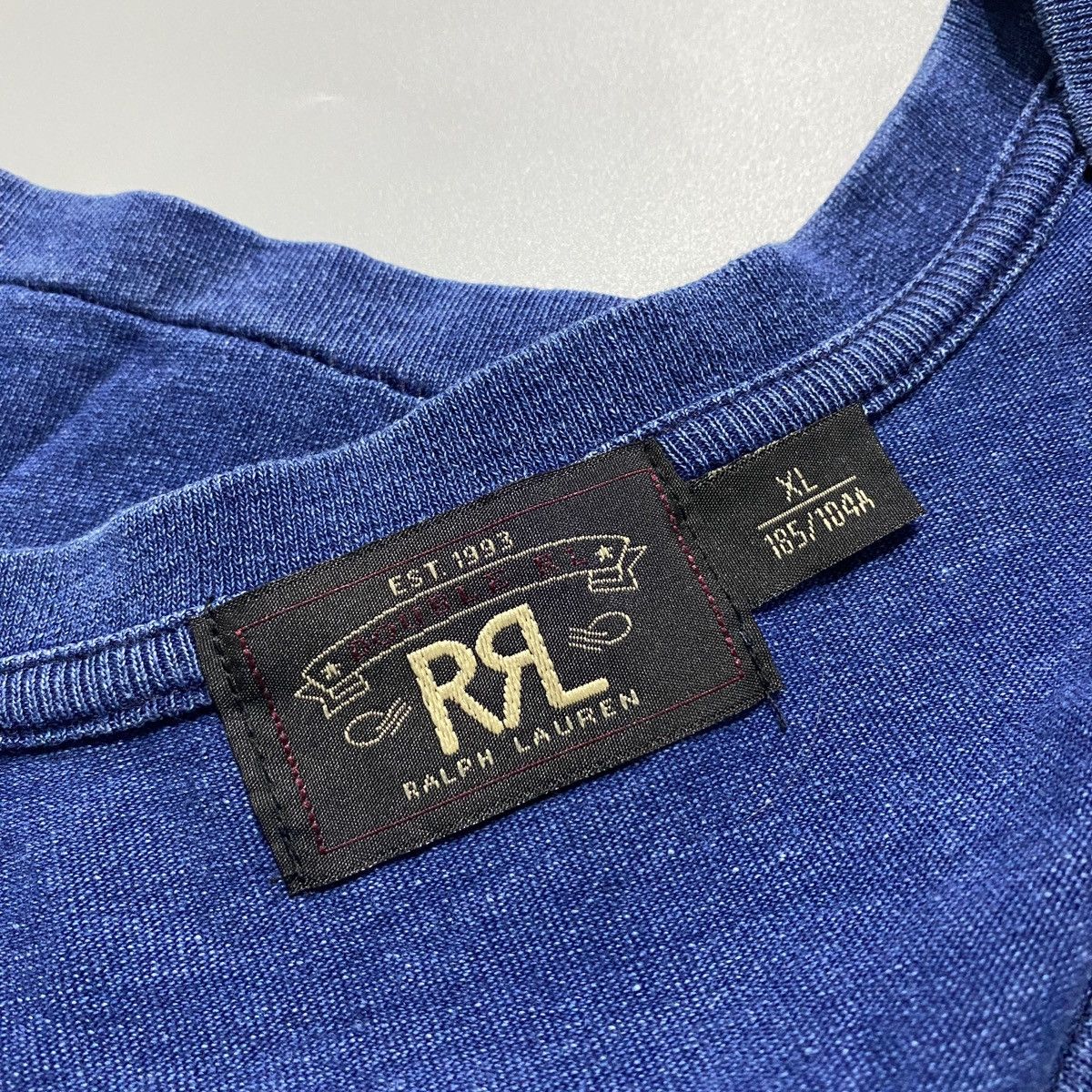 RRL Ralph Lauren RRL Vneck Shirt Size US XL / EU 56 / 4 - 7 Thumbnail
