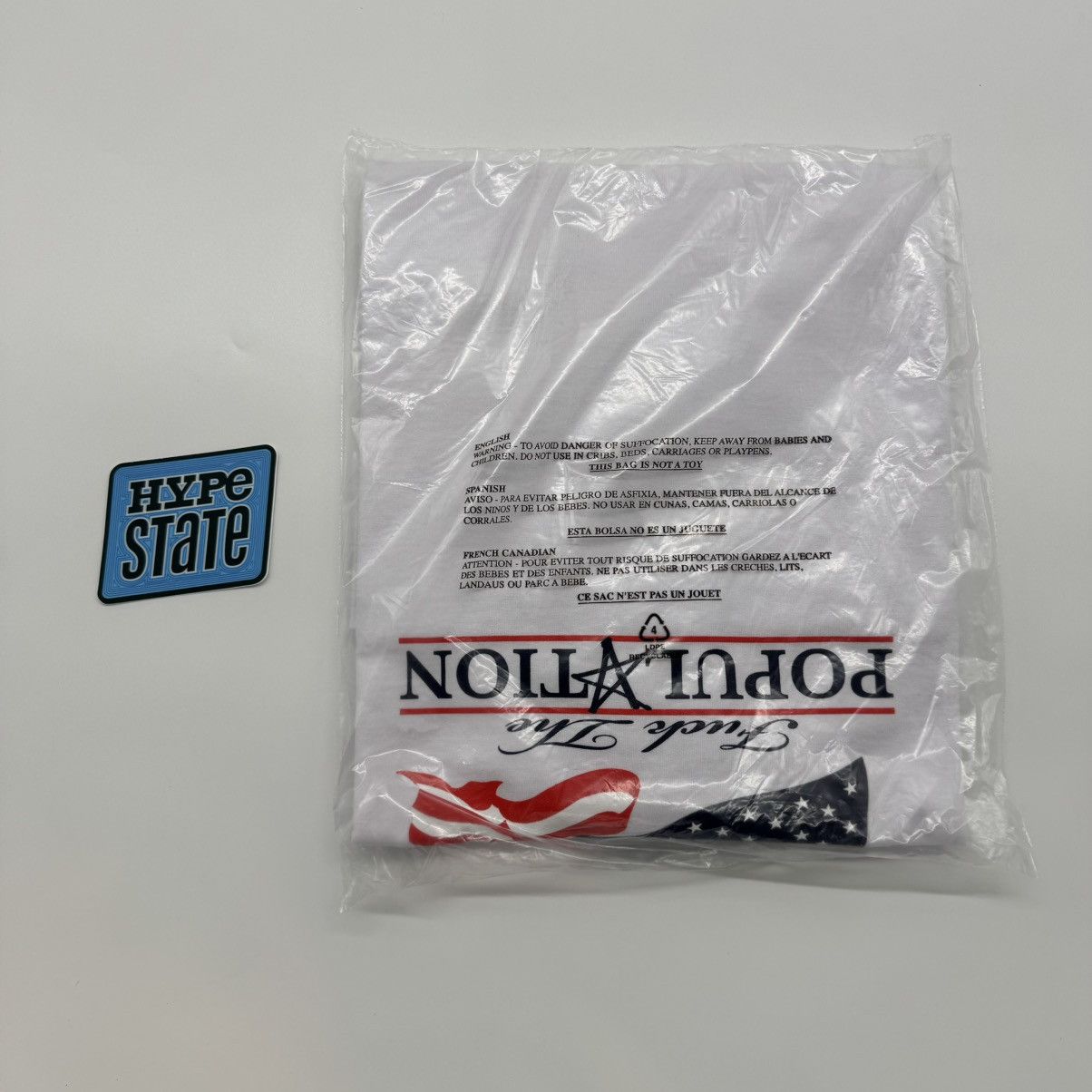 Fuck The Population FTP Distress Flag Tee White Size US XL / EU 56 / 4 - 2 Thumbnail