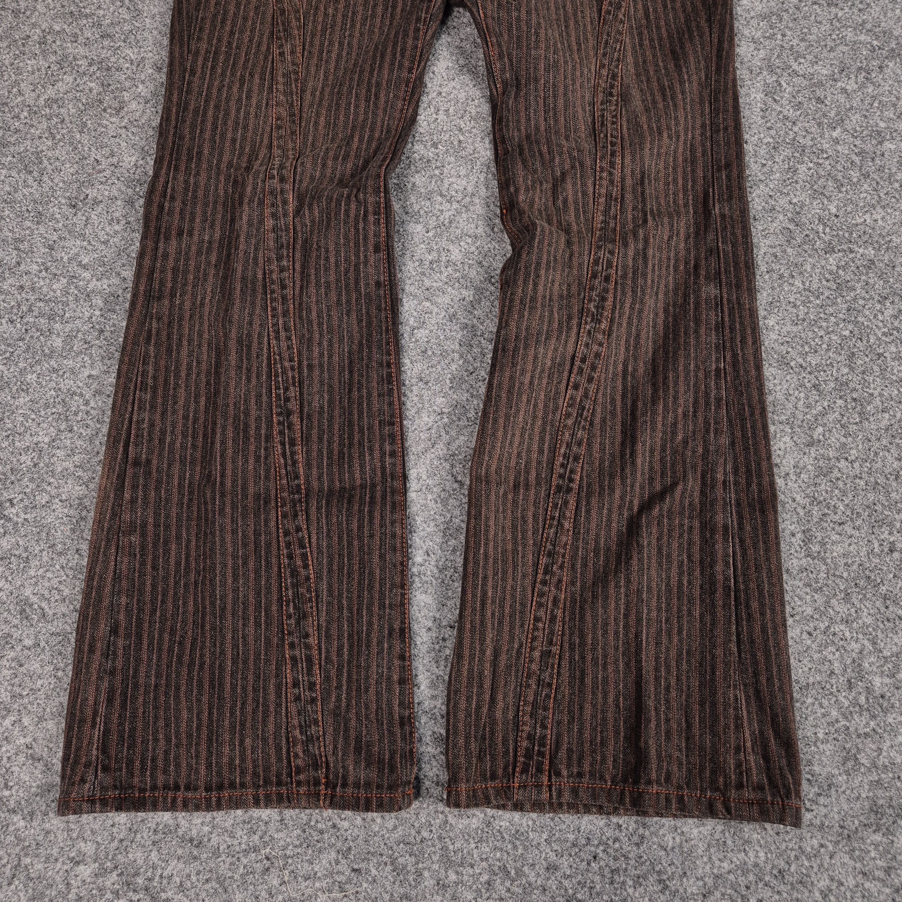 Japanese Brand Custom Culture spiral cut flared pants Size US 33 - 5 Thumbnail