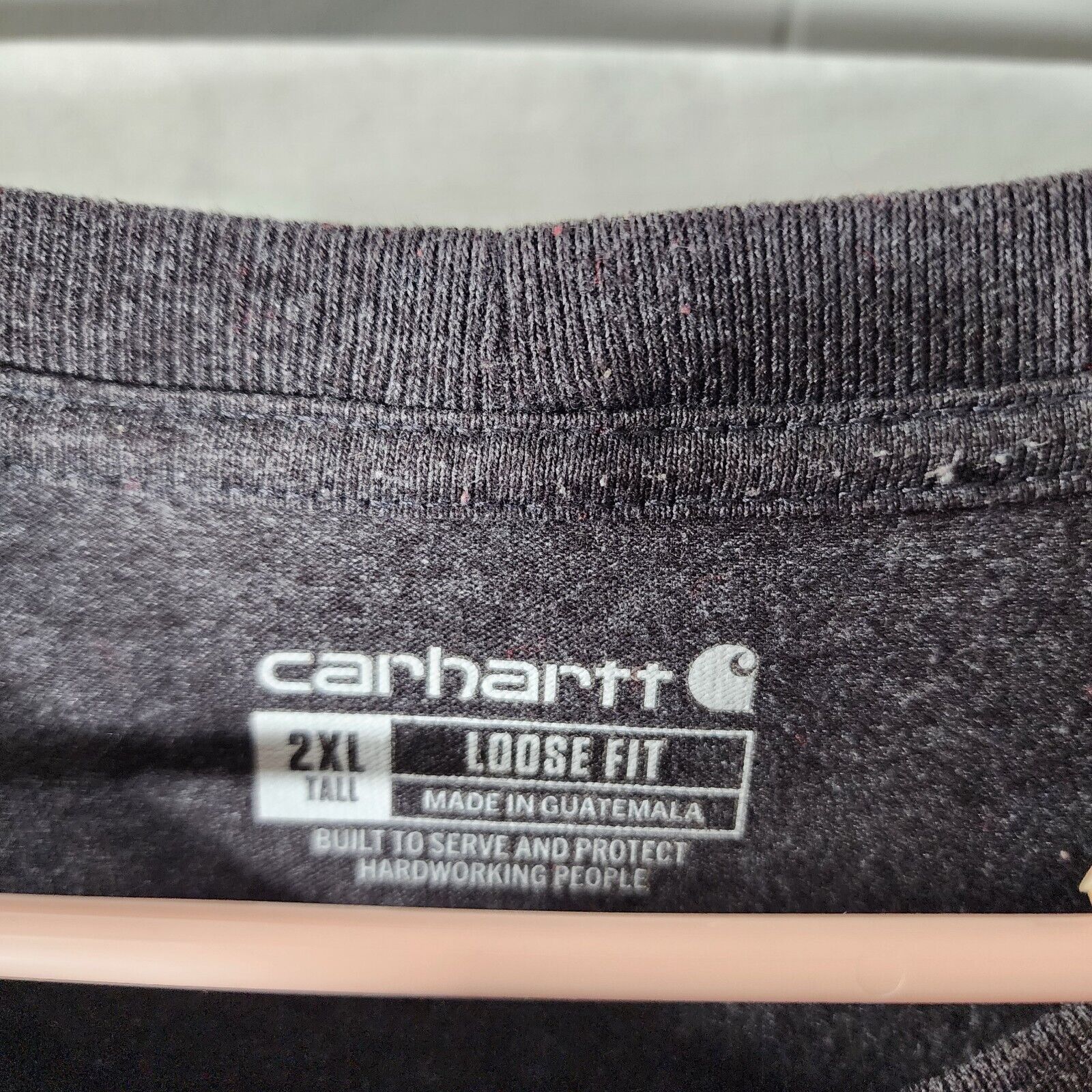 Carhartt Carhartt Shirt Mens 2XL Charcoal Gray Loose Fit Short Sleeve Size US XXL / EU 58 / 5 - 4 Thumbnail