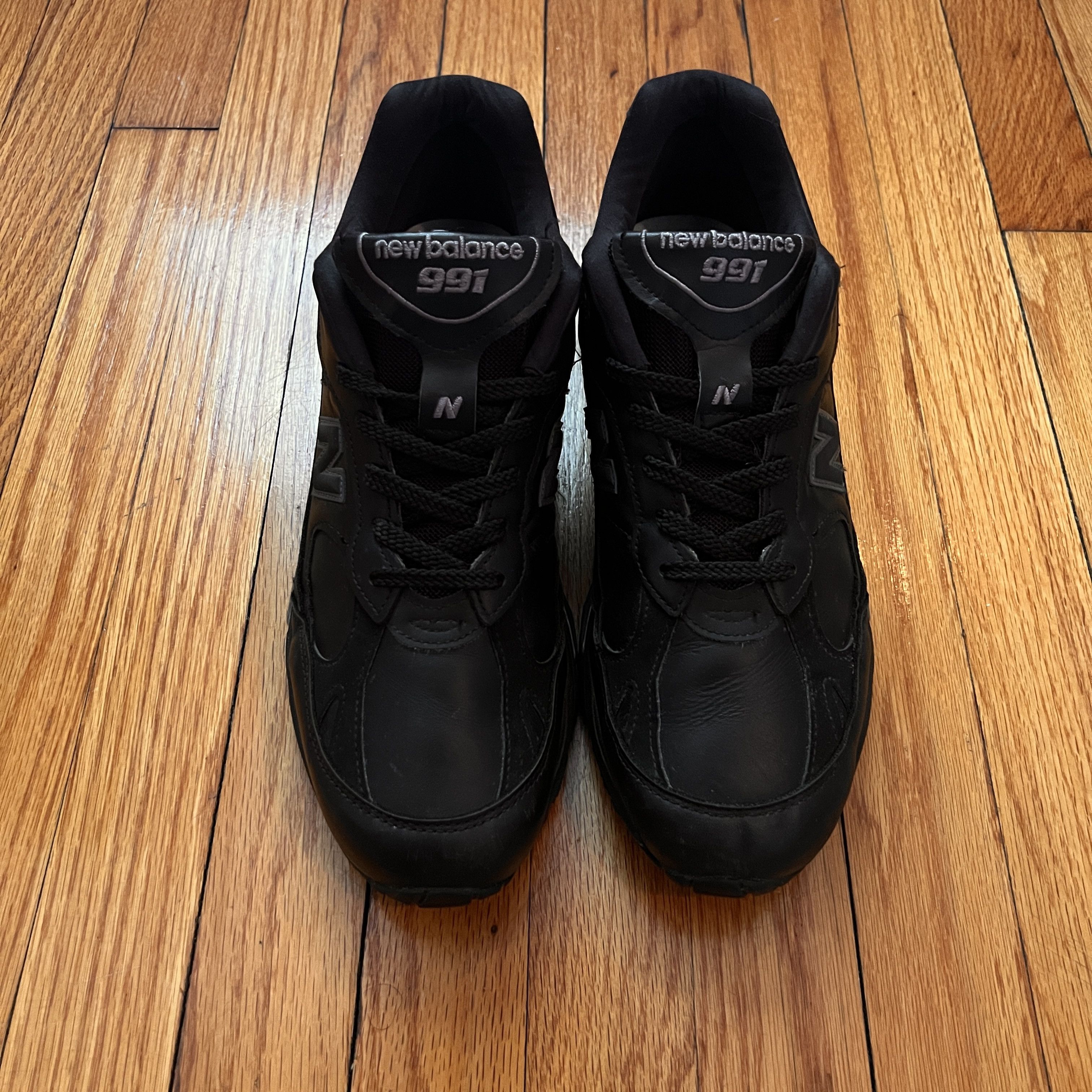 New Balance New Balance 991 Triple Black MiUK M991TK Size US 11 / EU 44 - 2 Thumbnail