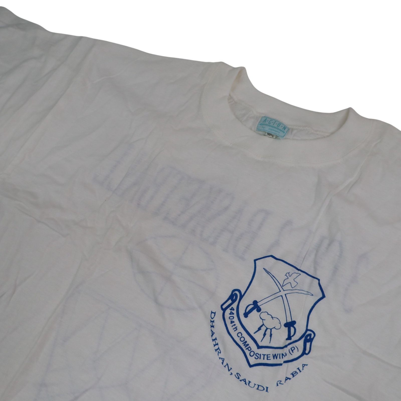 Vintage VTG 90s 4404th Composite Wing Saudi Arabia 3on3 Basketball T Size US L / EU 52-54 / 3 - 4 Thumbnail