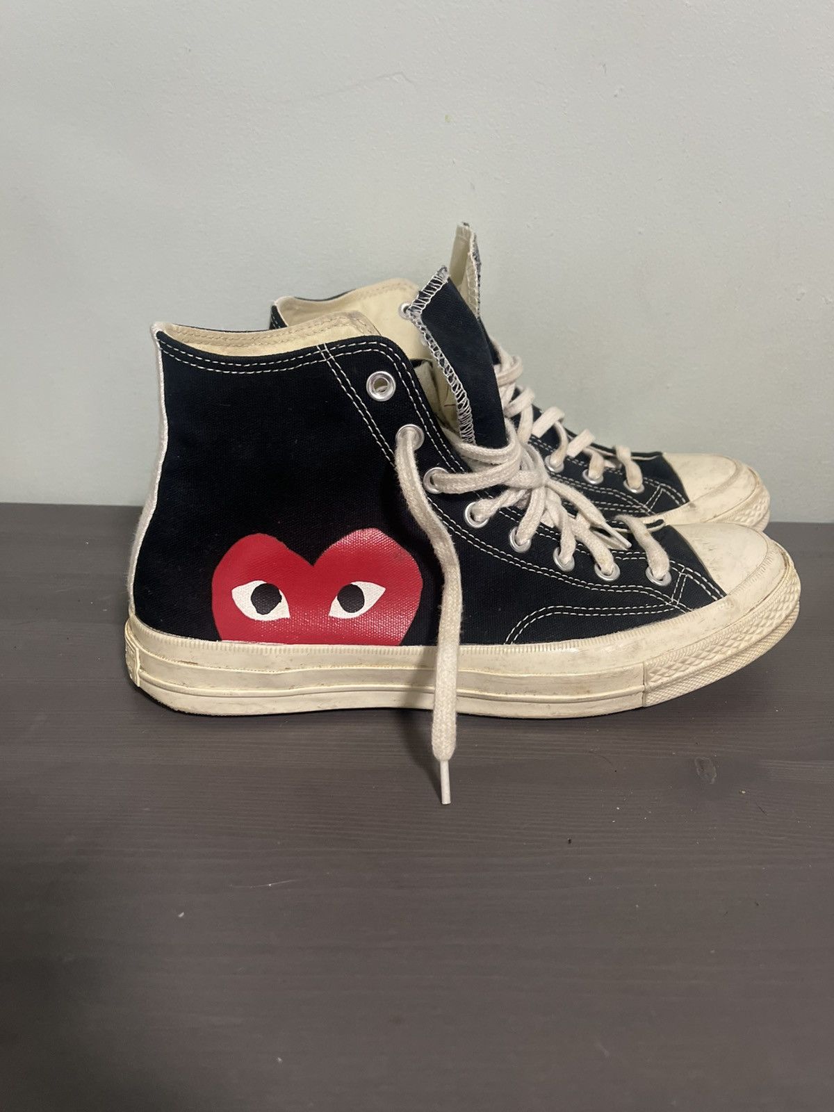 Comme des Garcons Comme Des Garçons x Converse - Black, Size 9 (Lightly Worn) Size US 9 / EU 42 - 2 Thumbnail