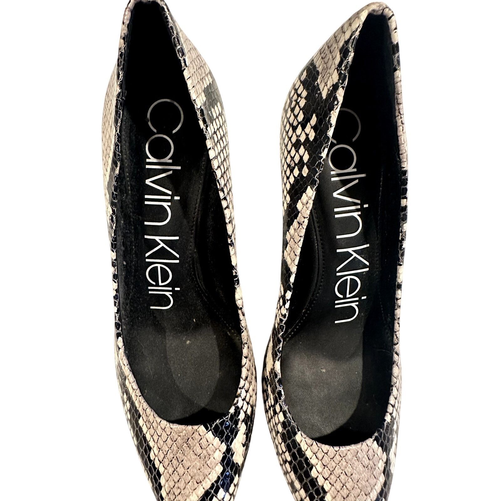 Calvin Klein Calvin Klein Gayla Snake Skin Stiletto Pumps 3 1/2" Heel 7 Size US 7 / IT 37 - 5 Thumbnail