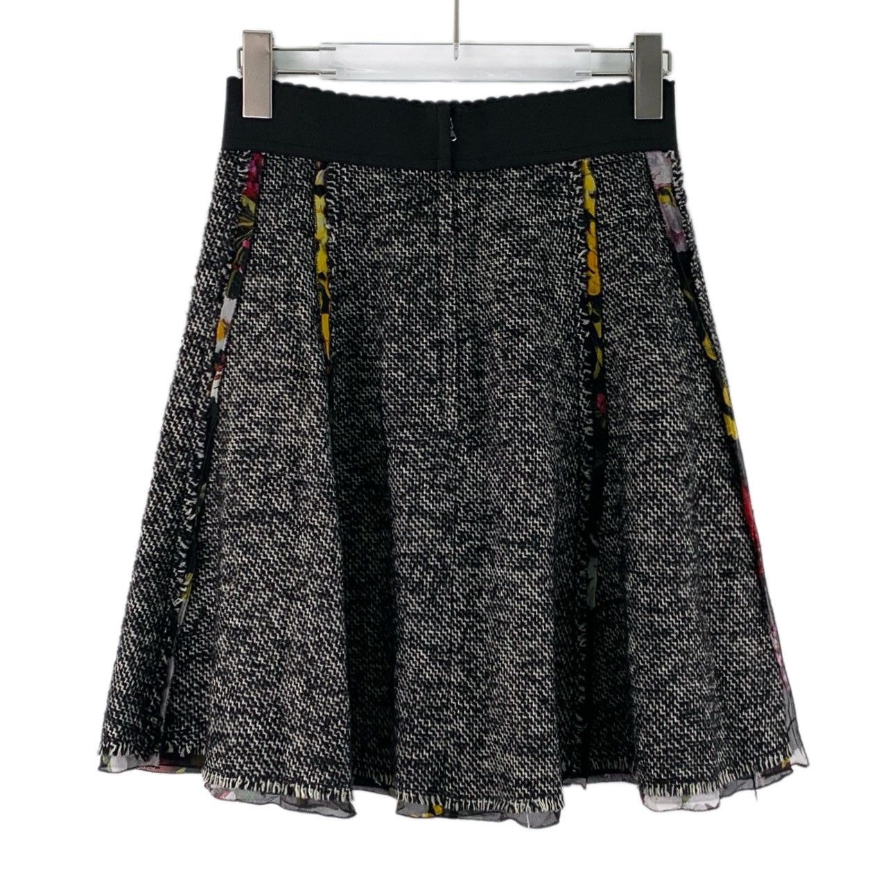 Dolce & Gabbana Dolce&Gabbana Black Casual Woolen Mini Skirt K26WX Size 26" / US 2 / IT 38 - 2 Thumbnail