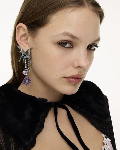 Heaven by Marc Jacobs Heaven By Marc Jacobs X ANNA SUI Butterfly Earrings Size ONE SIZE - 4 Thumbnail