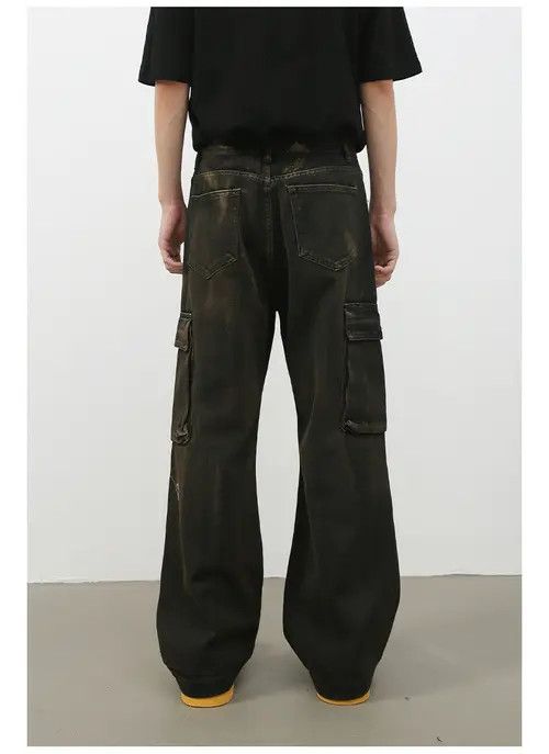 VIBE High street American retro multi-pocket work jeans y2k Size US 32 / EU 48 - 6 Thumbnail