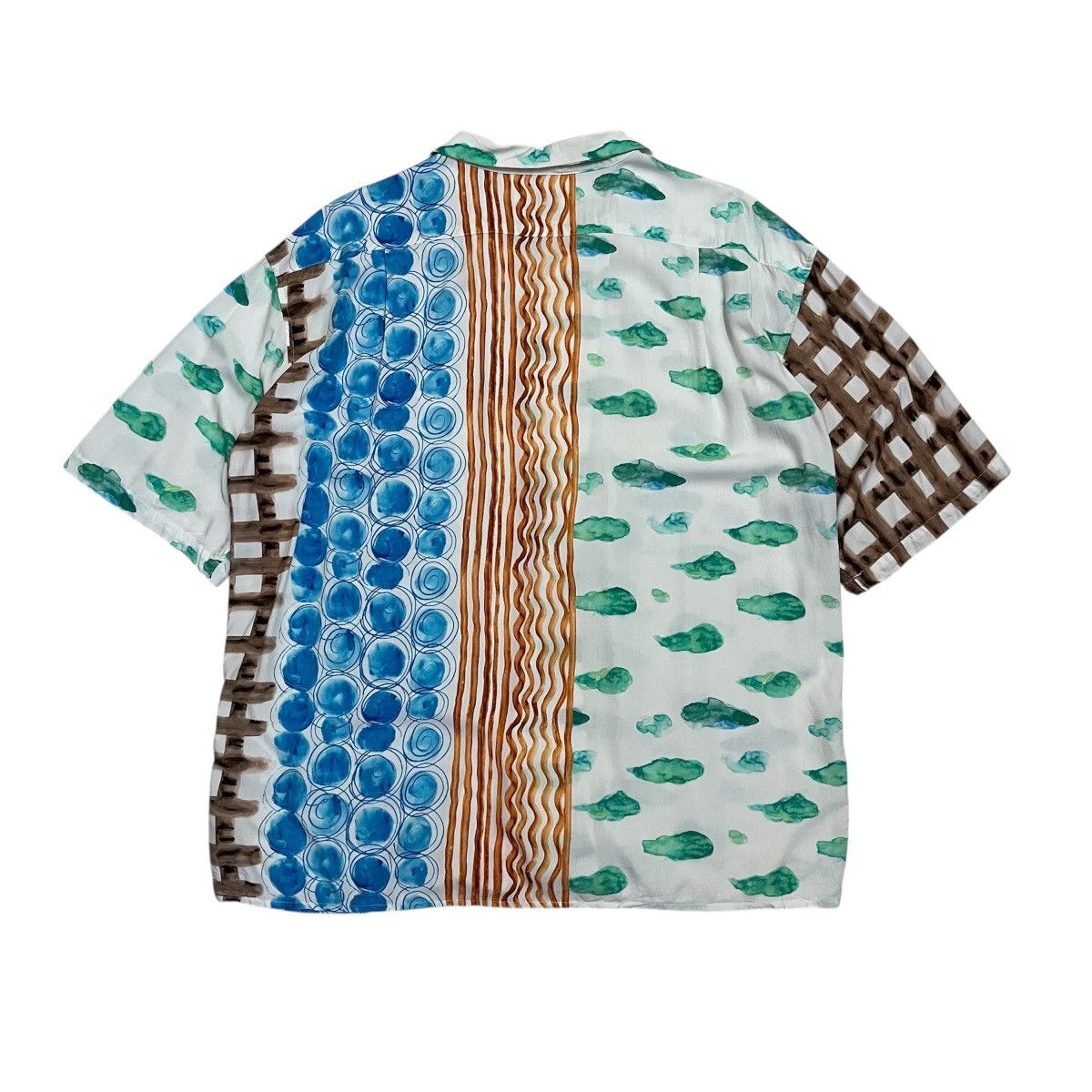 Issey Miyake Tsumori Chisato by Niko And Printed Viscose Shirt Hawaii Size US L / EU 52-54 / 3 - 9 Thumbnail